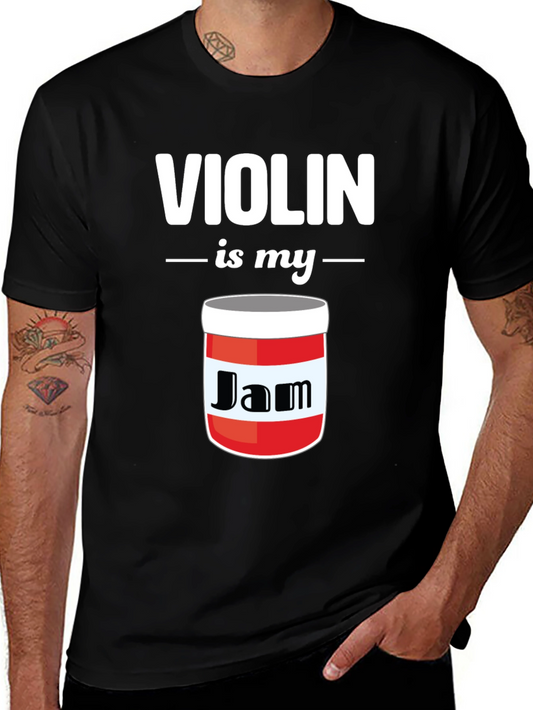 Violin is my Jam Graphic Tee | Musician T-Shirt