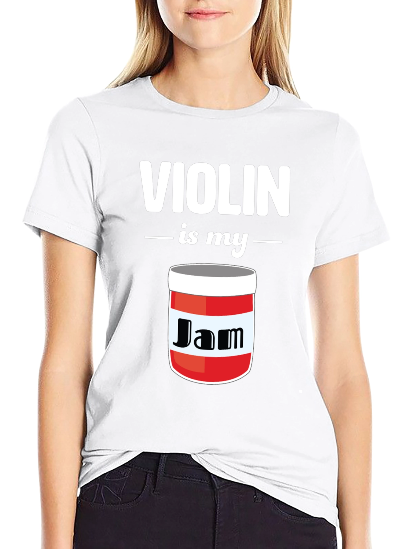 Violin is my Jam Graphic Tee | Musician T-Shirt