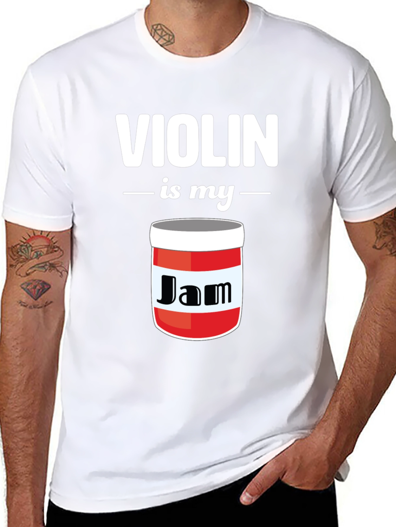 Violin is my Jam Graphic Tee | Musician T-Shirt
