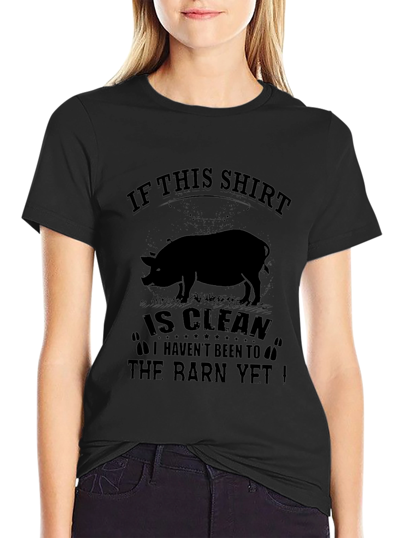 Funny Pig T-Shirt: If This Shirt Is Clean...