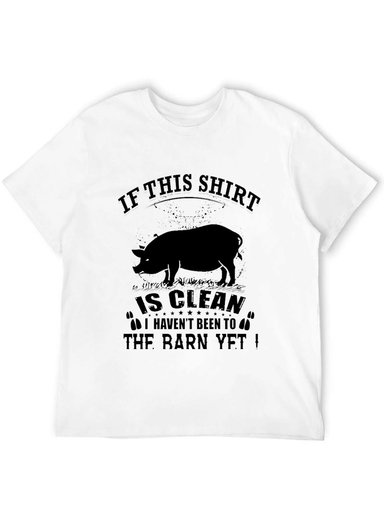 Funny Pig T-Shirt: If This Shirt Is Clean...