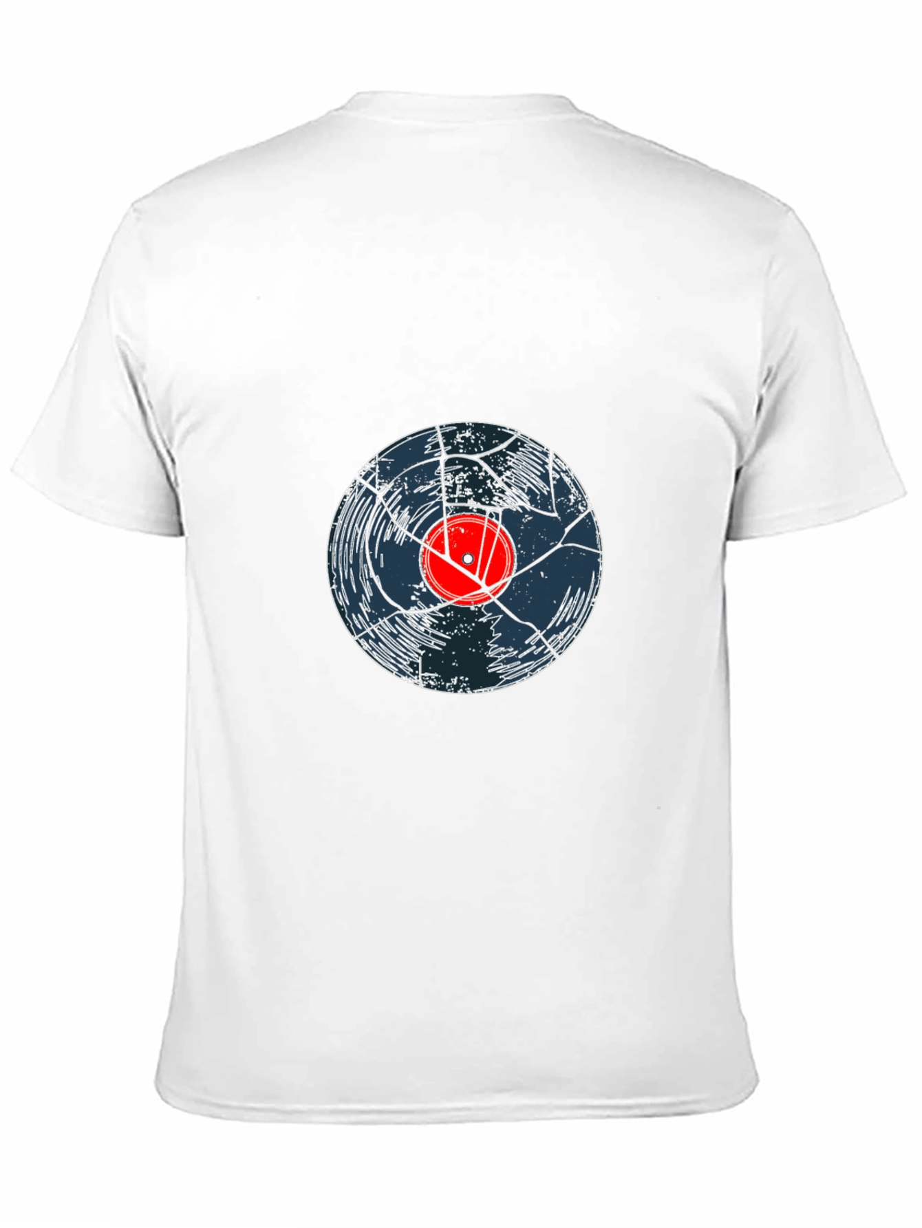 Cracked Vinyl Record Graphic Tee