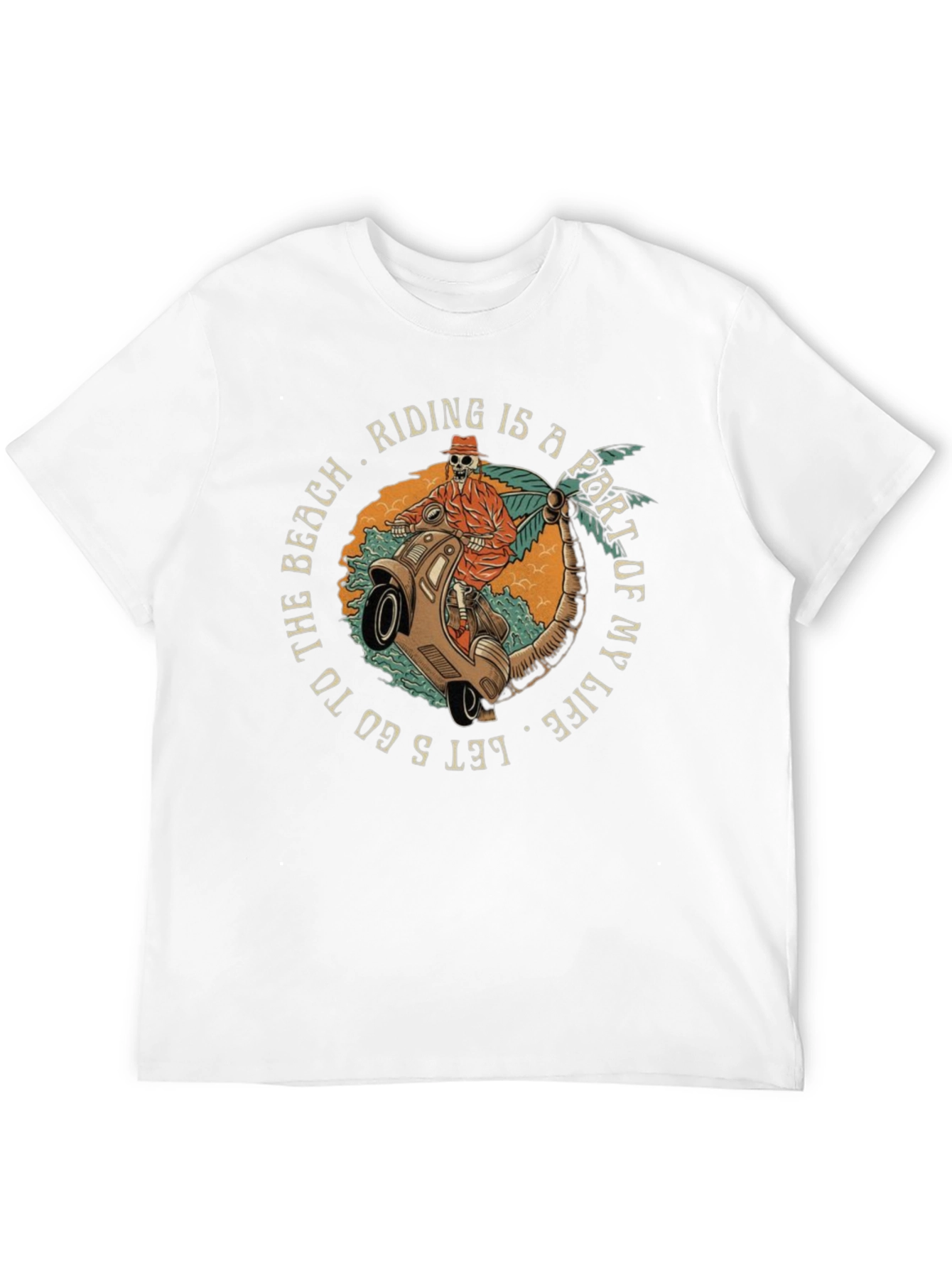Beach Ride Graphic Tee - Casual Style