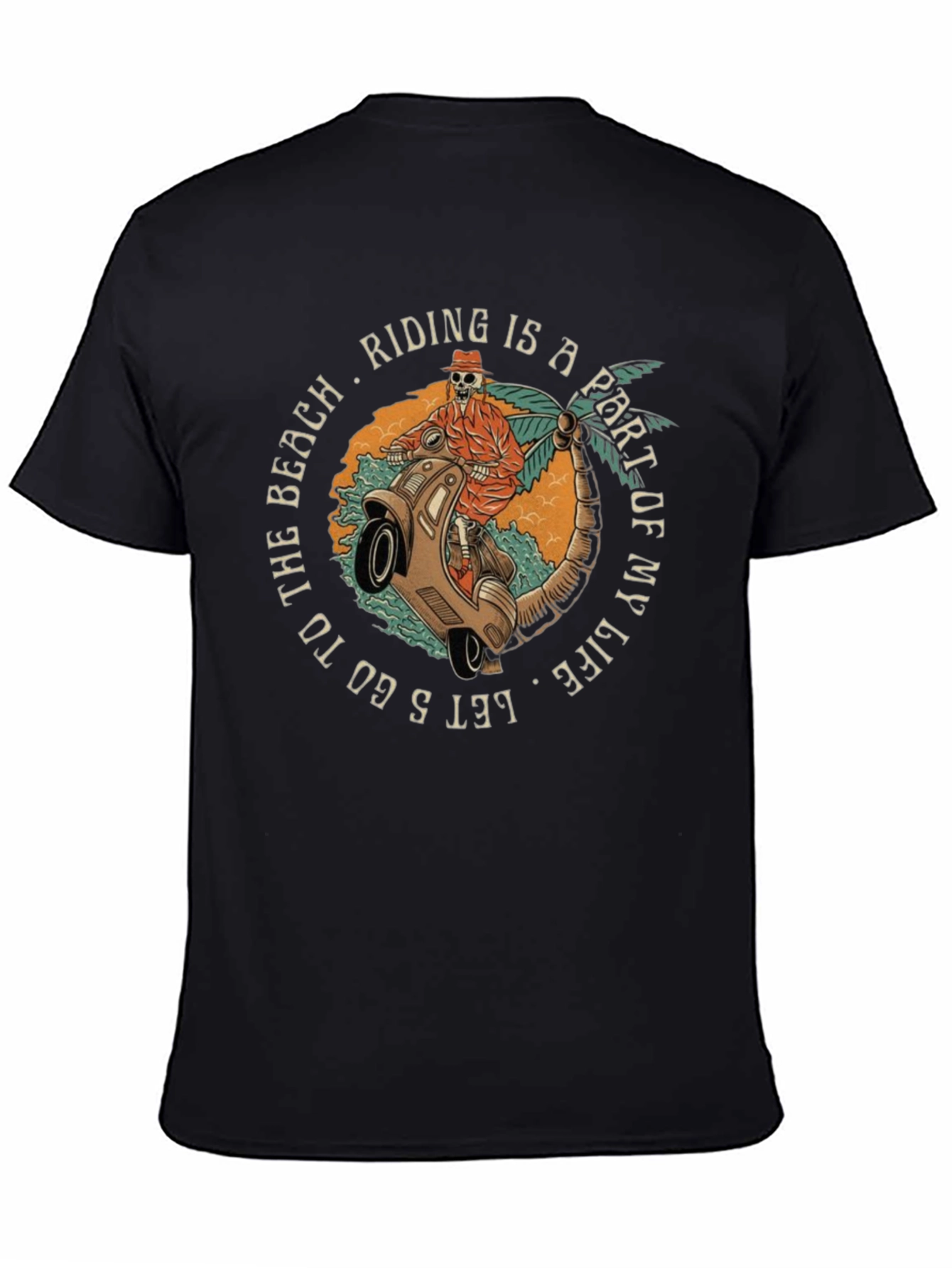 Beach Ride Graphic Tee - Casual Style