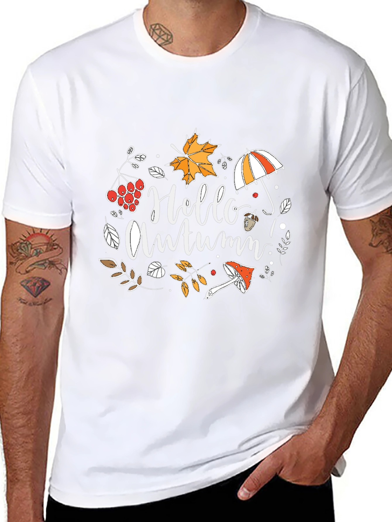 Hello Autumn Graphic T-Shirt