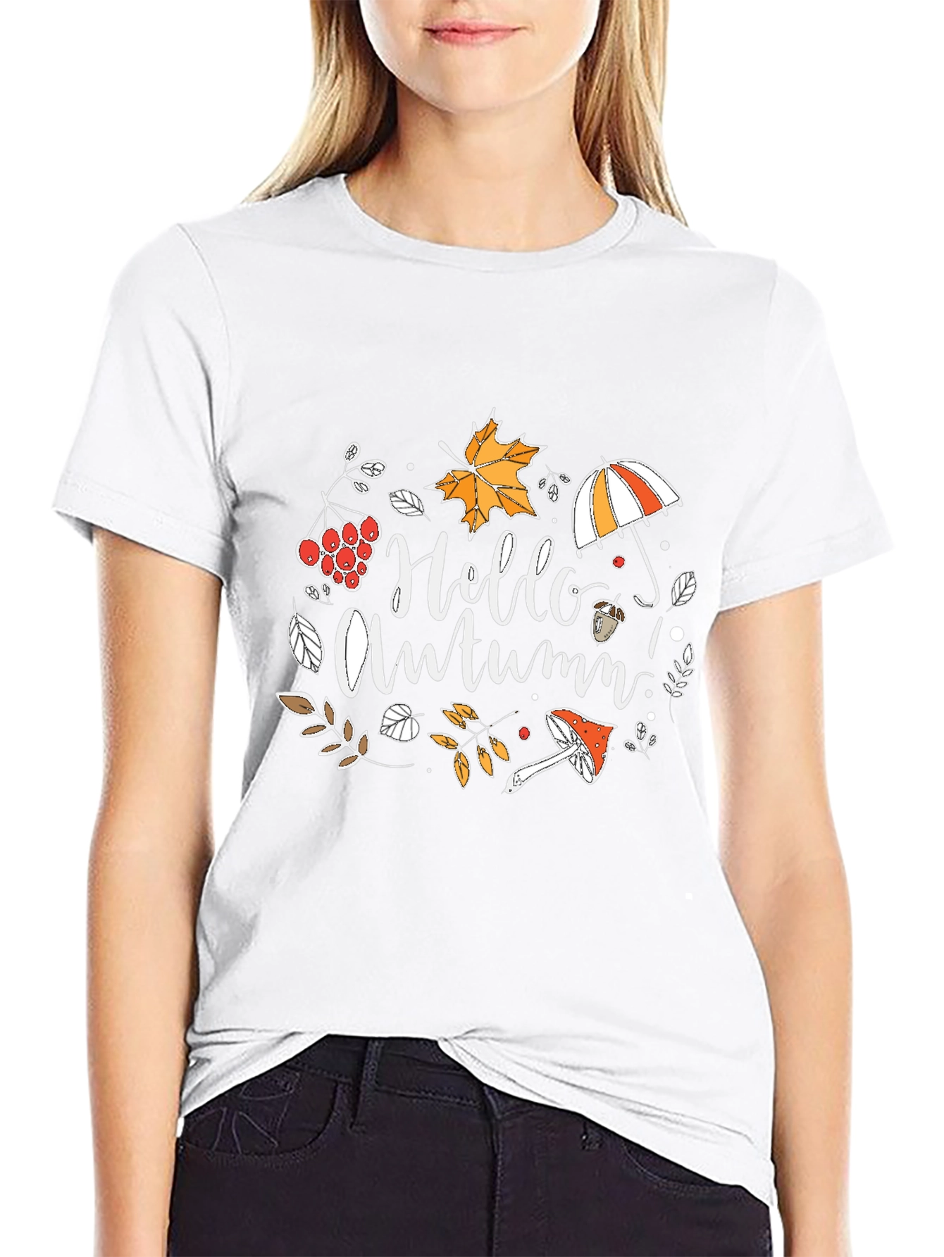 Hello Autumn Graphic T-Shirt