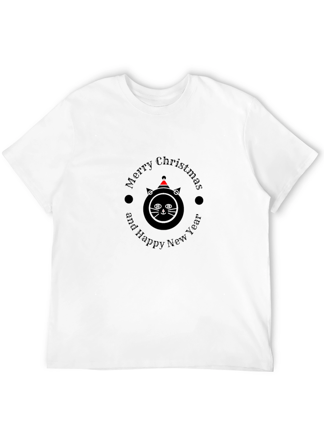 Festive Christmas Cat T-Shirt