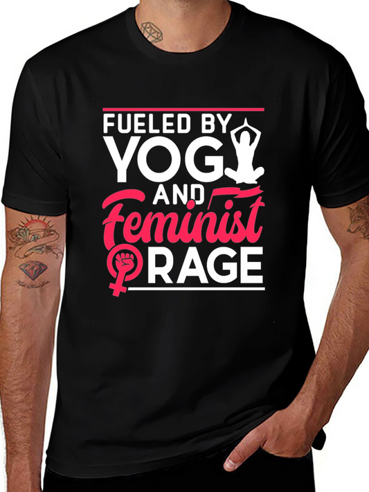 Fueled by Yoga & Feminist Rage T-Shirt