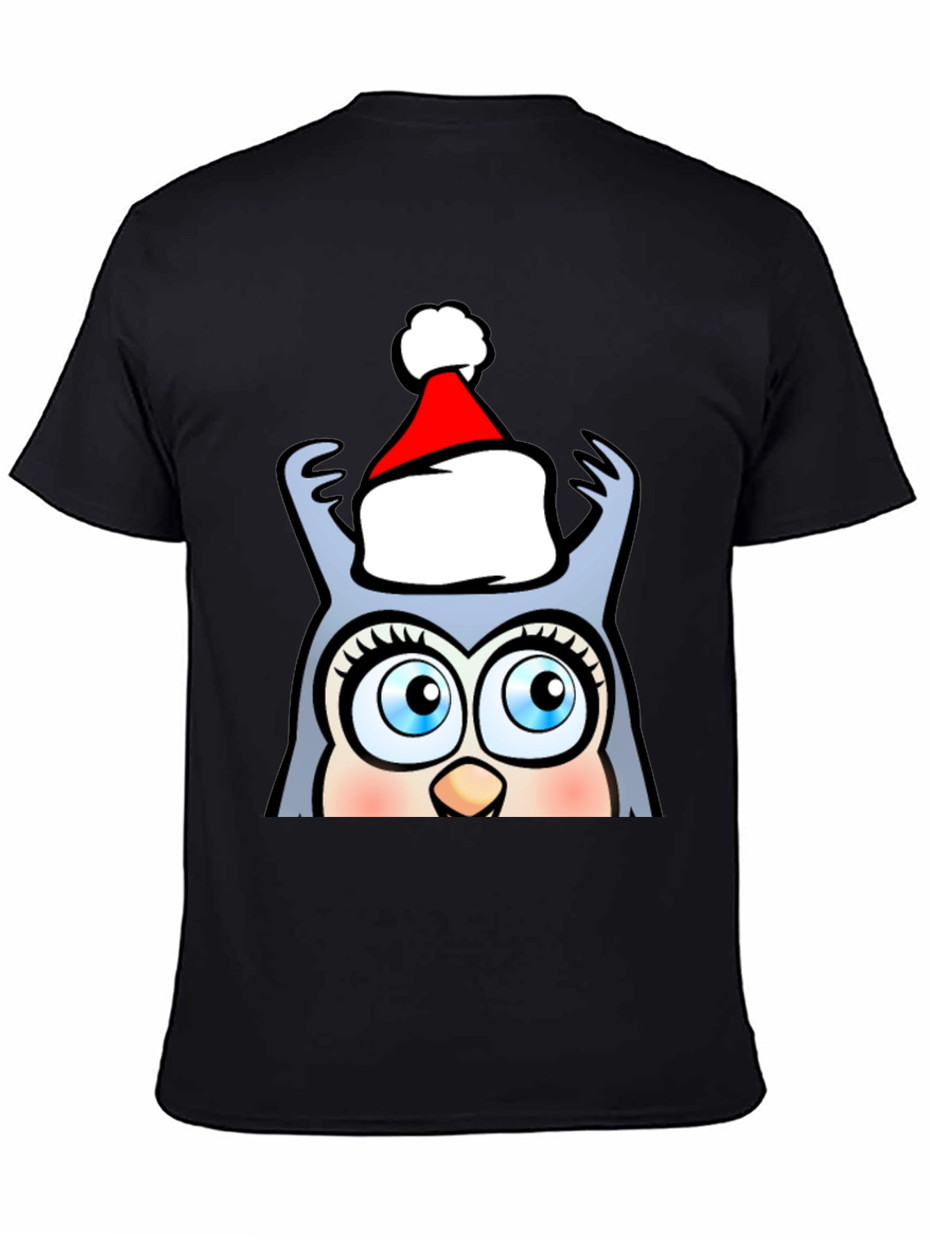 Festive Owl T-Shirt - Holiday Cheer