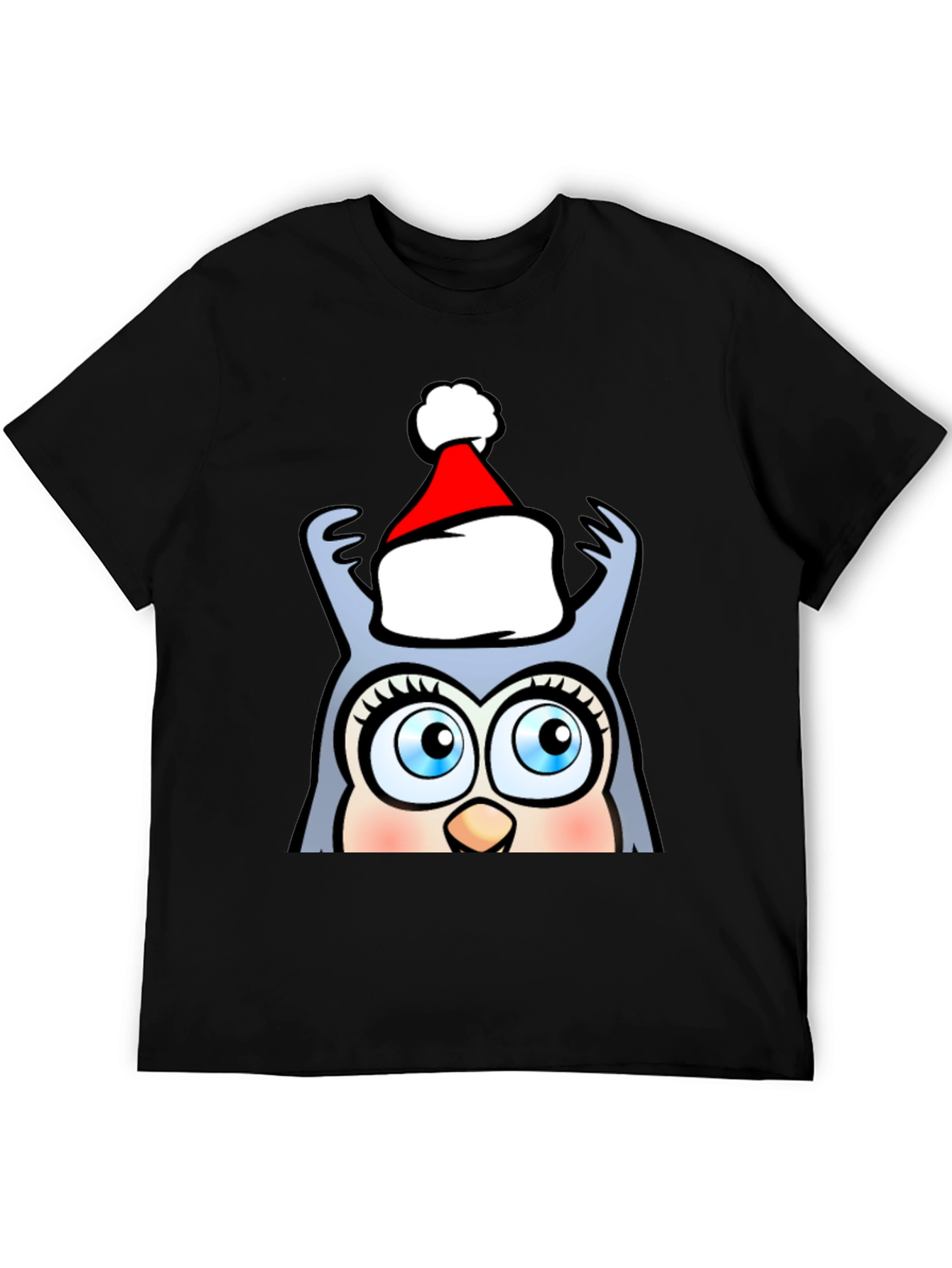 Festive Owl T-Shirt - Holiday Cheer