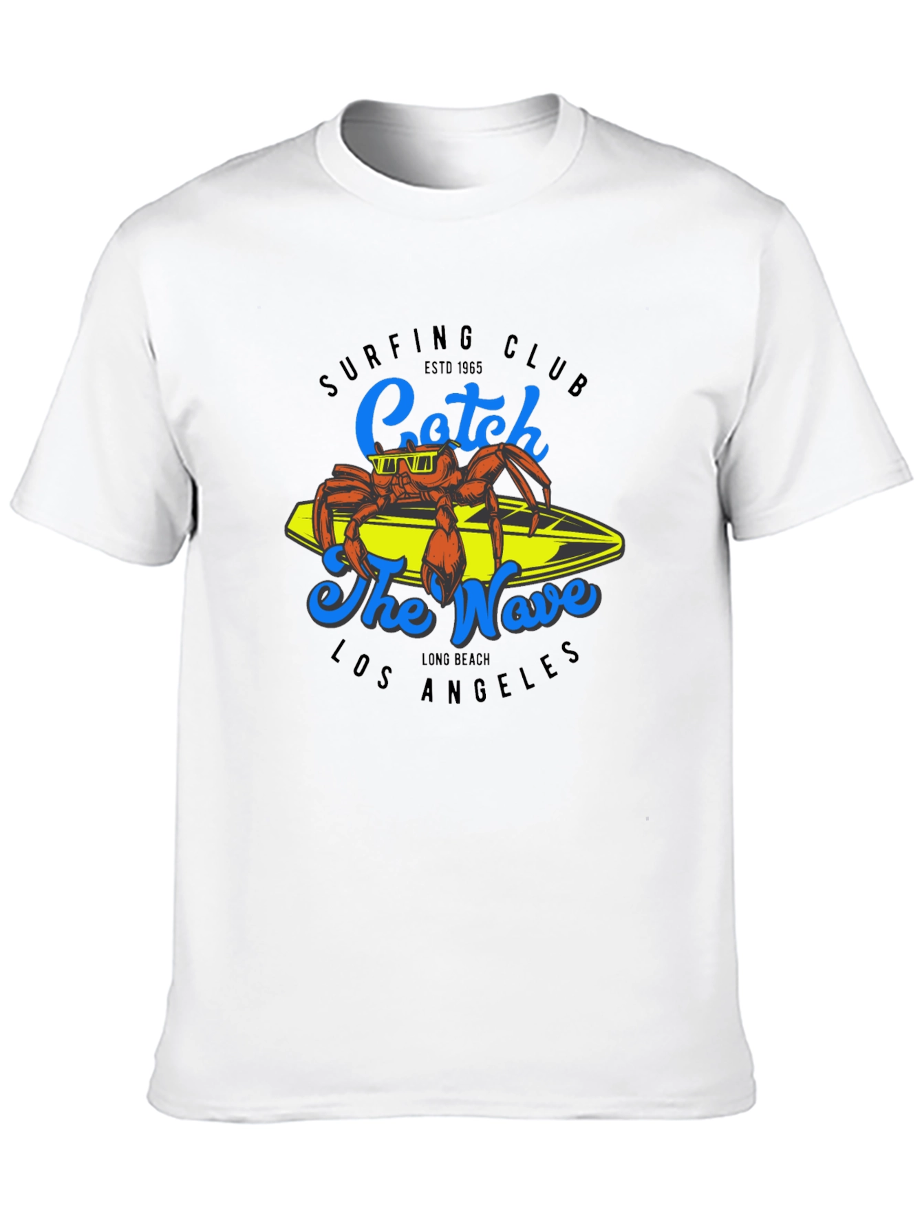 Surfing Club Crab Graphic Tee