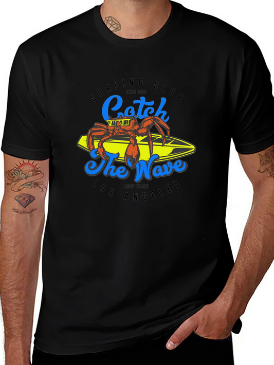 Surfing Club Crab Graphic Tee