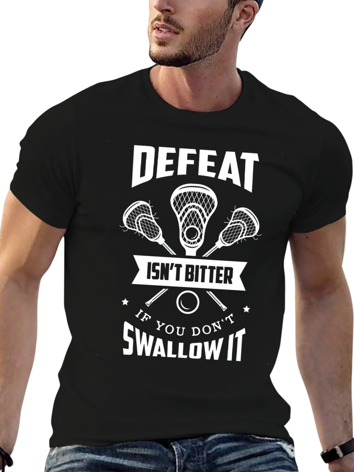 Defeat Isnt Bitter T-Shirt - Lacrosse Tee