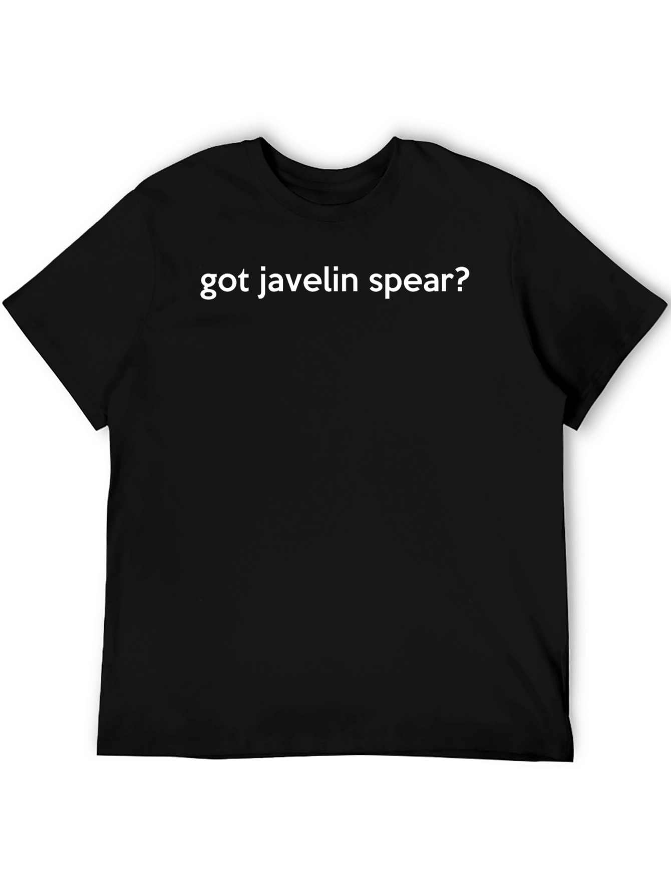 Got Javelin Spear? Black Graphic Tee