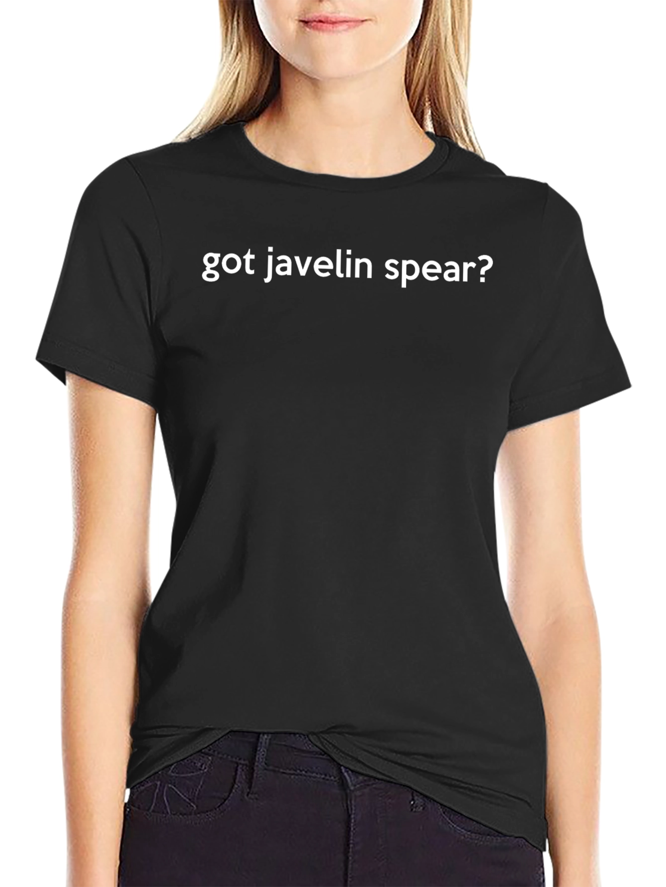 Got Javelin Spear? Black Graphic Tee