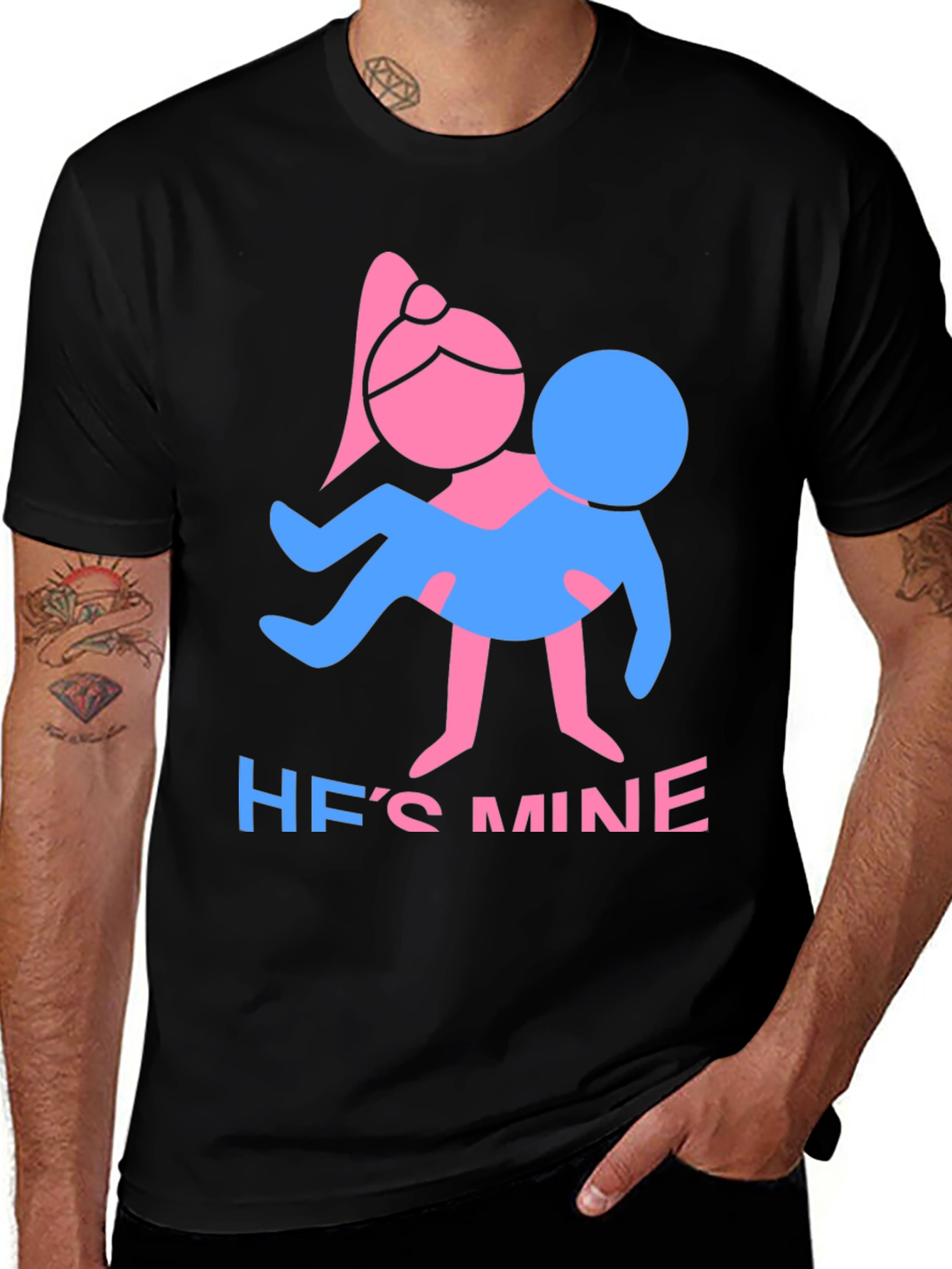 Hes Mine T-Shirt - Funny Couple Tee