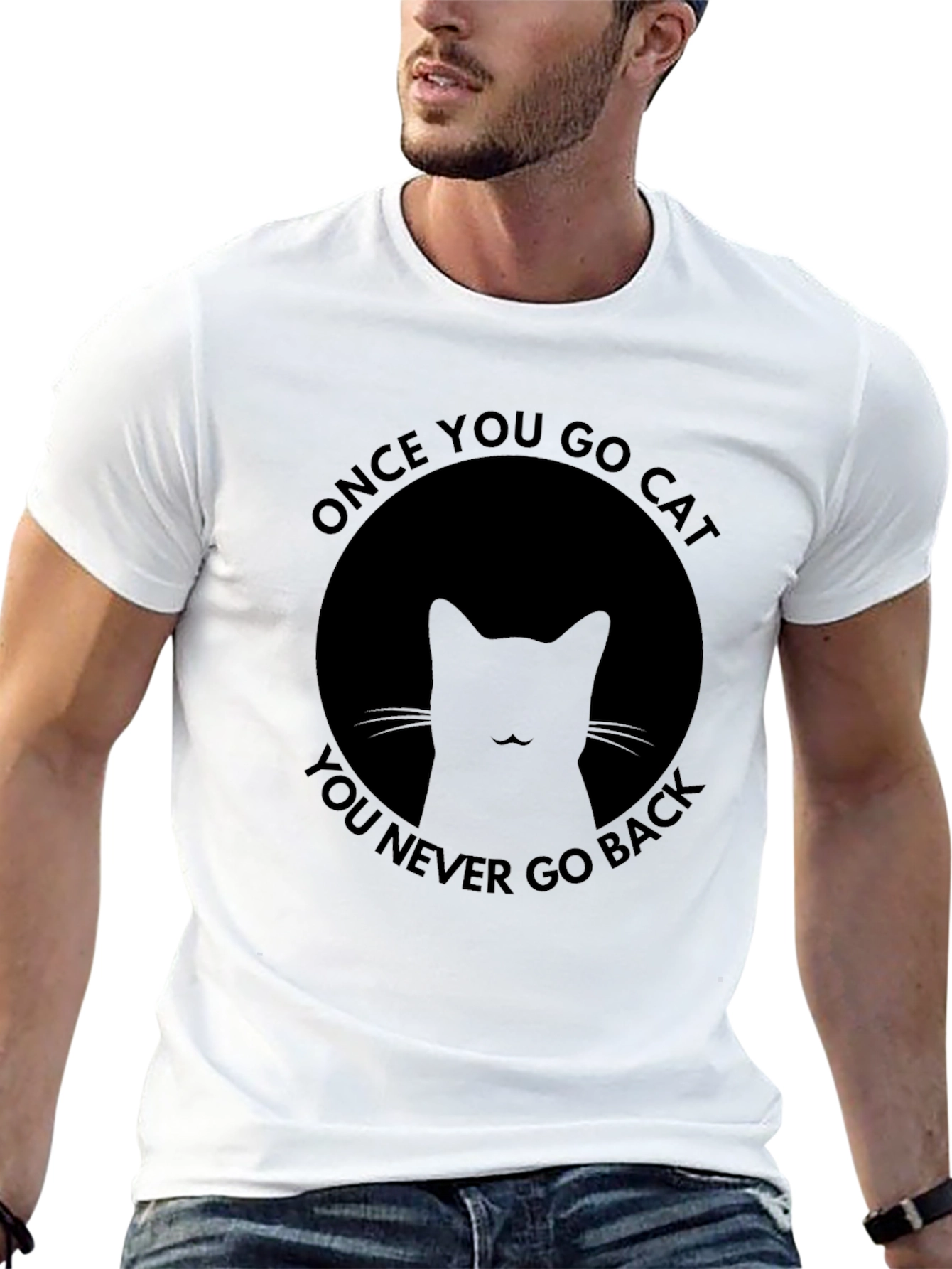 Once You Go Cat Black T-Shirt