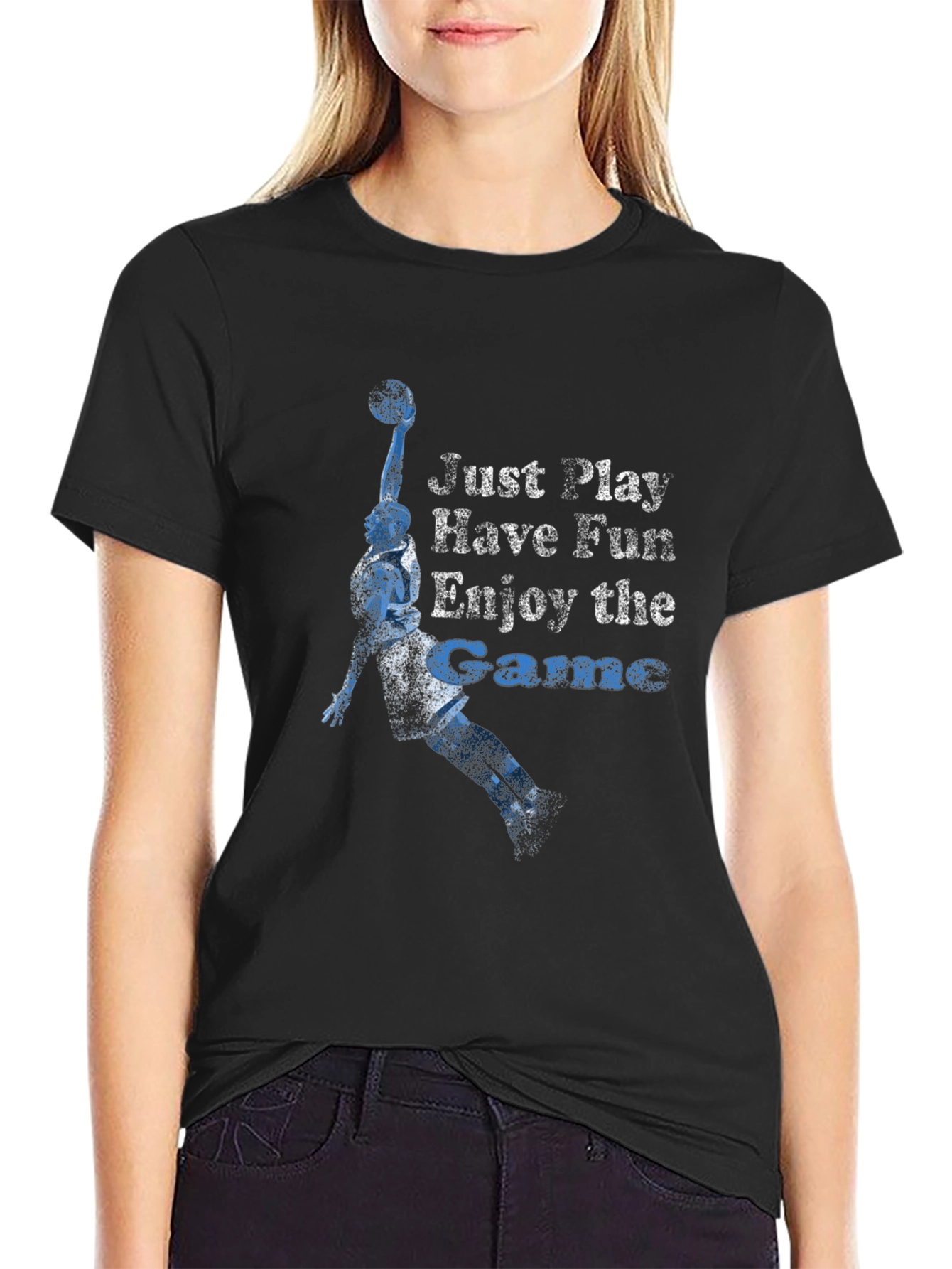 Basketball Graphic Tee - Just Play Have Fun