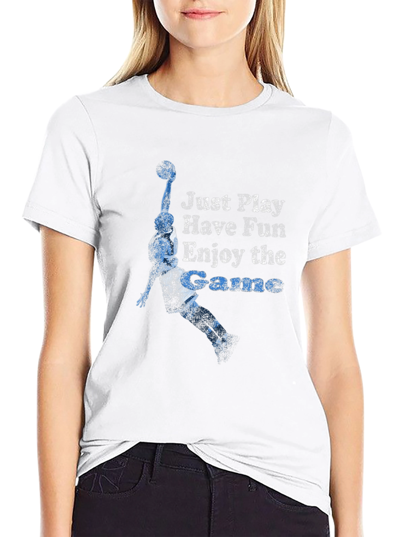 Basketball Graphic Tee - Just Play Have Fun