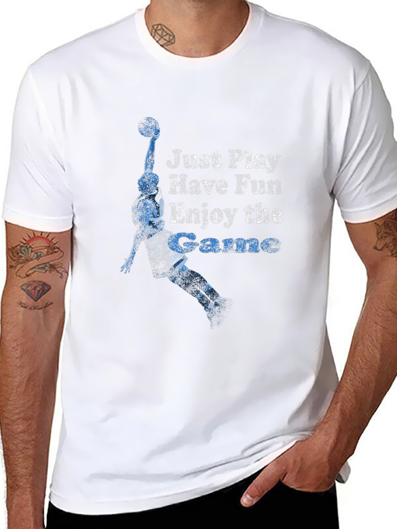 Basketball Graphic Tee - Just Play Have Fun