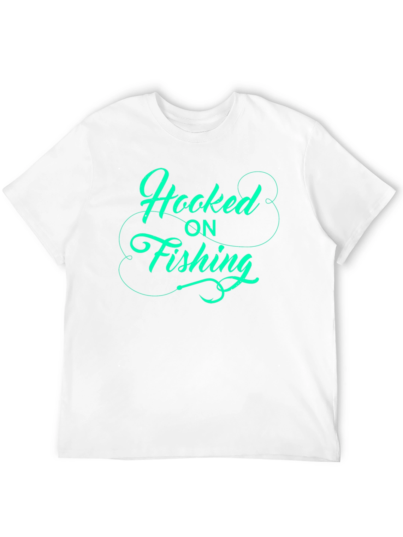 Hooked on Fishing - Graphic T-Shirt