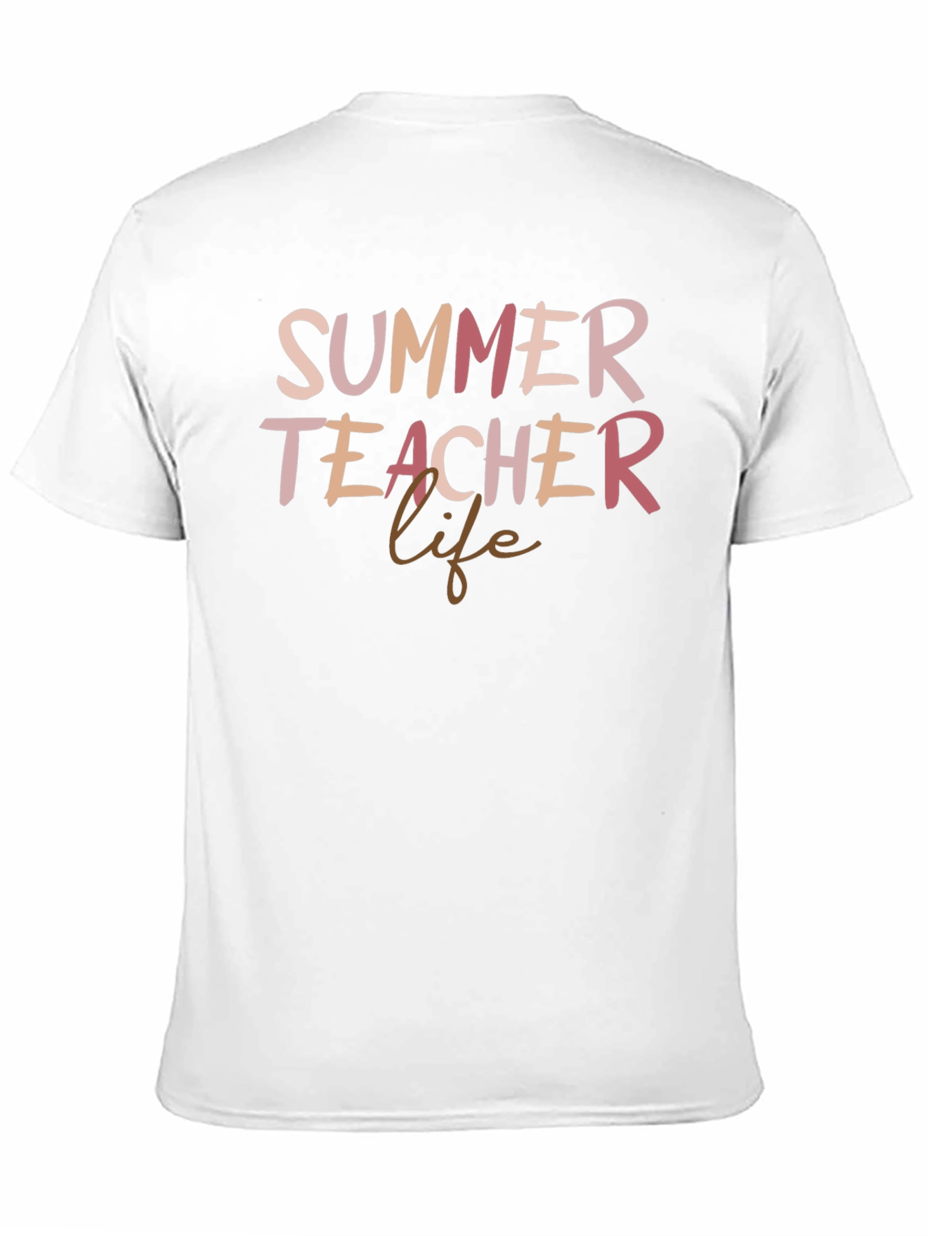 Summer Teacher Life Black Graphic Tee