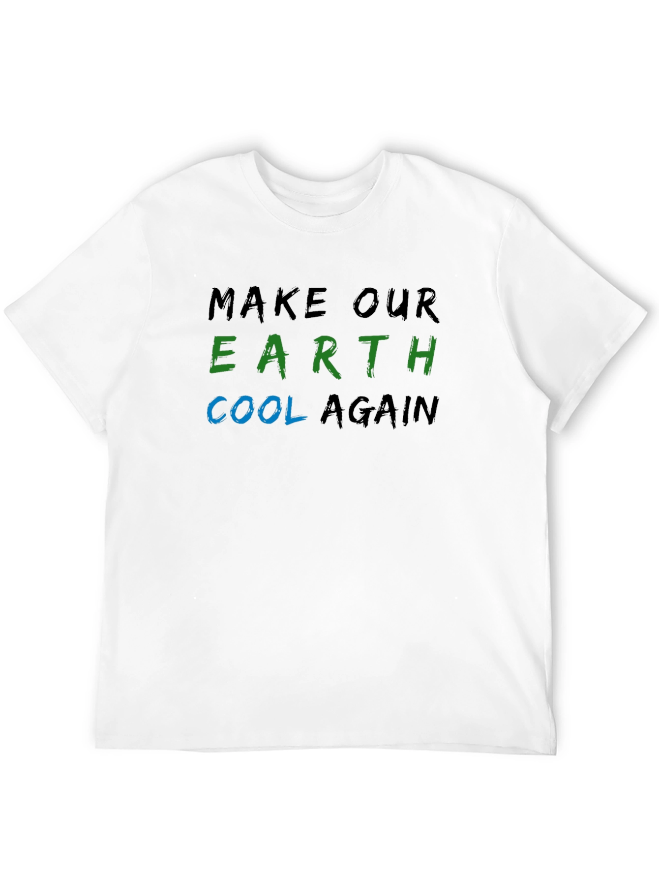 Earth Cool Again T-Shirt - Climate Change Awareness Tee
