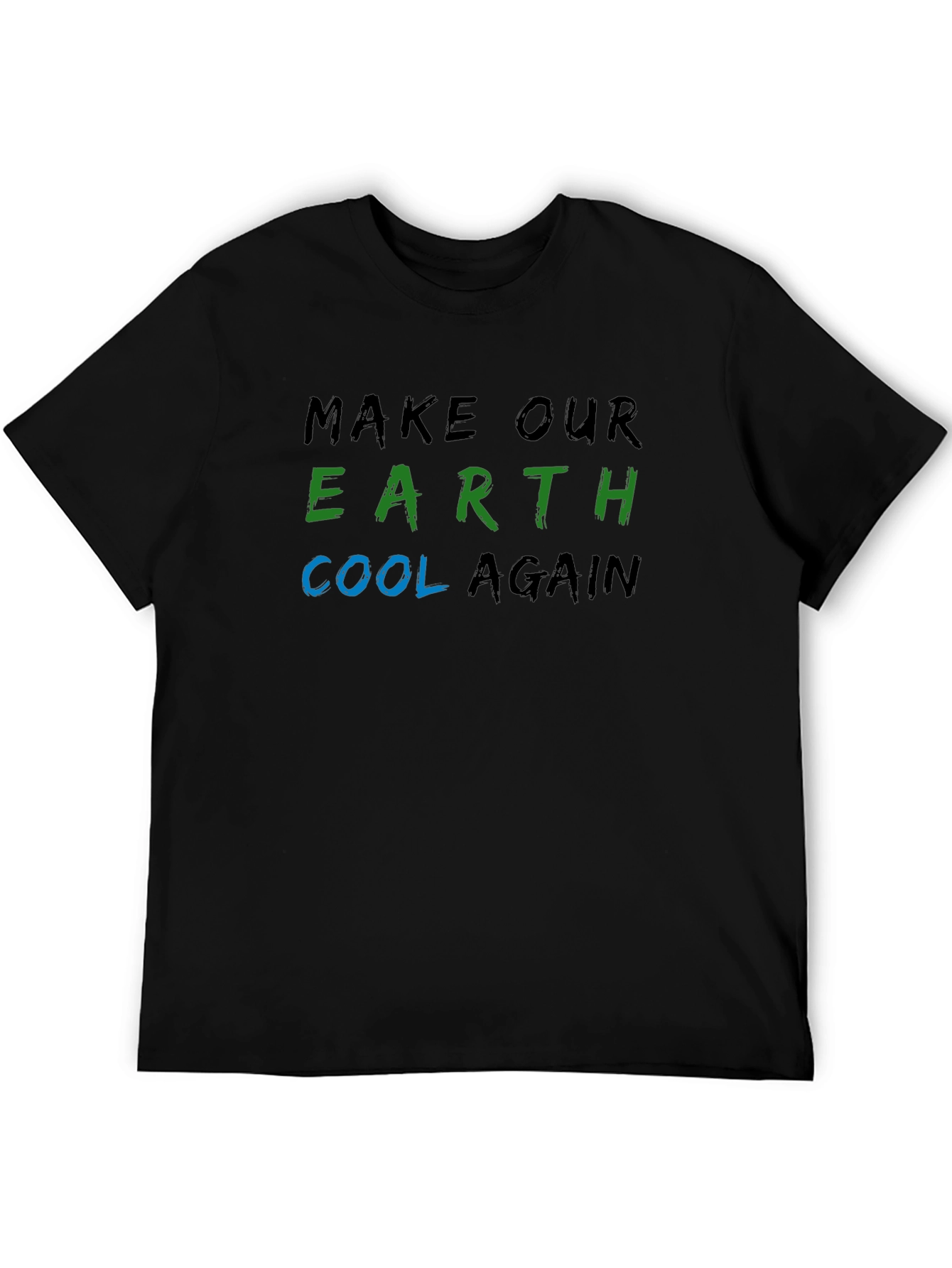 Earth Cool Again T-Shirt - Climate Change Awareness Tee