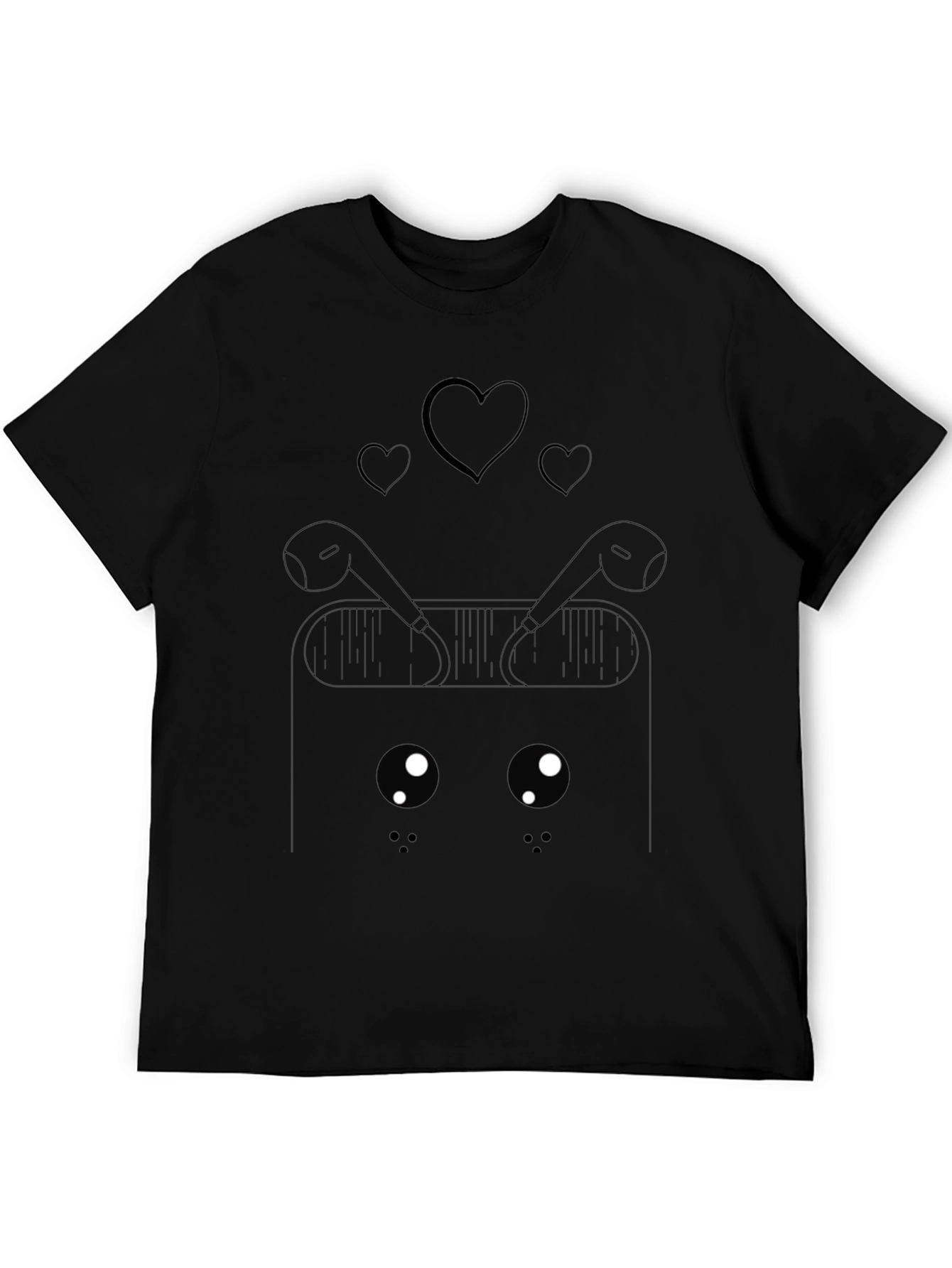 Heart Eyes Kawaii AirPods Case T-Shirt