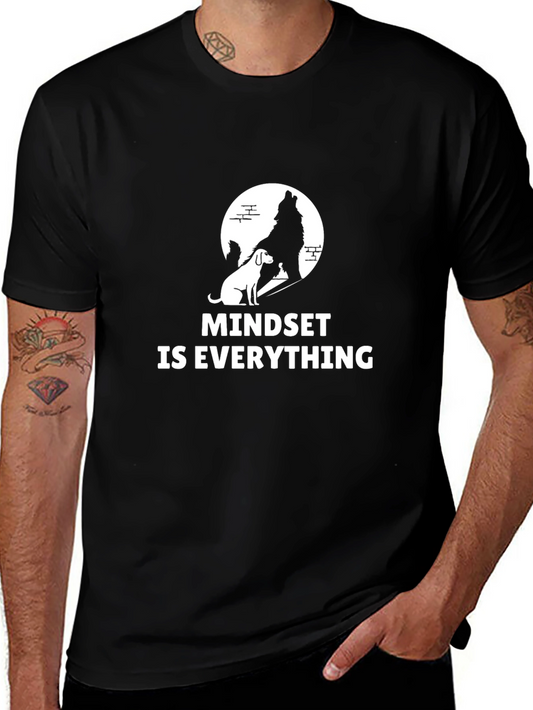 Mindset Is Everything Graphic Tee - Black