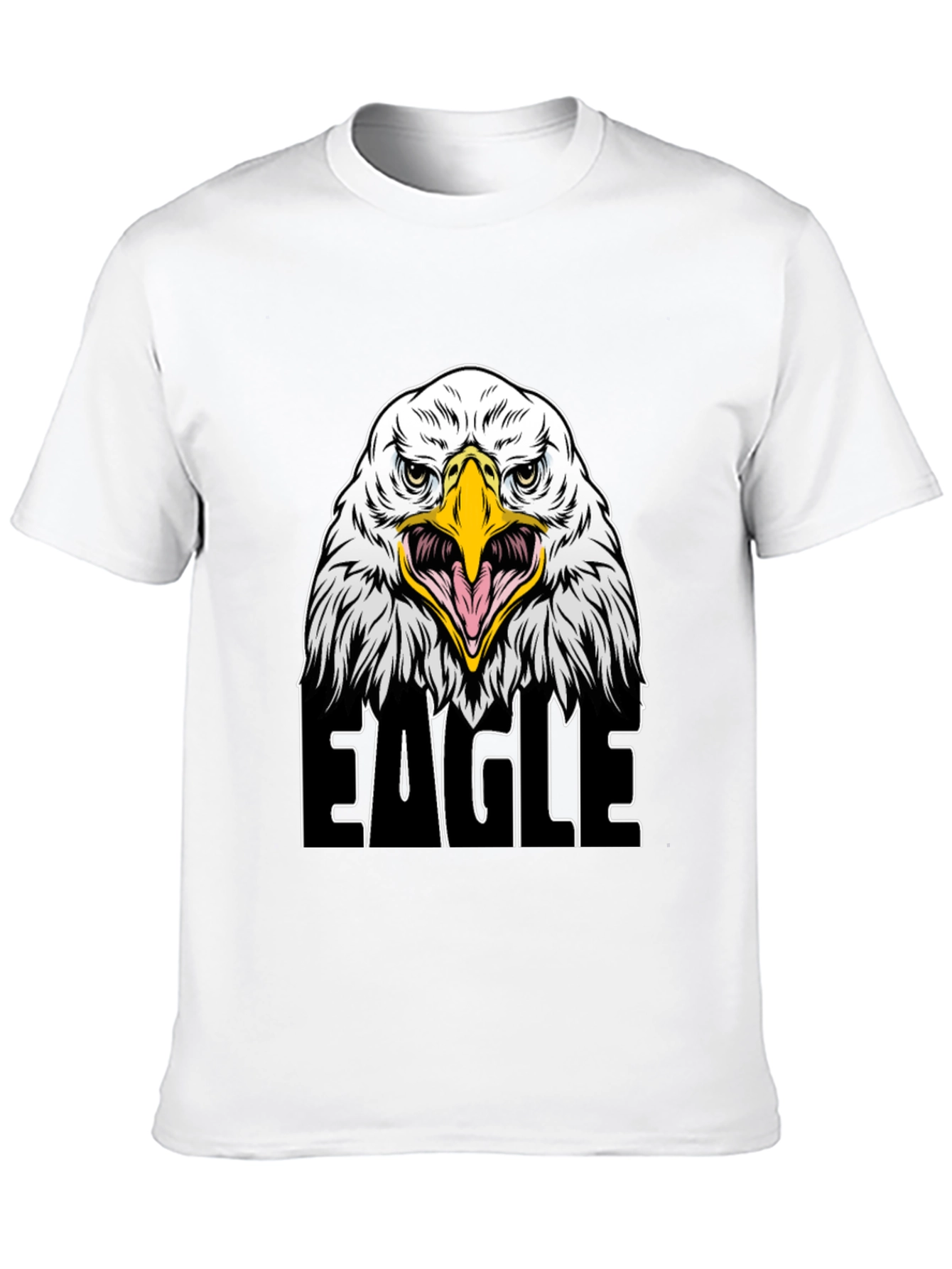 Eagle Graphic Black T-Shirt for Men