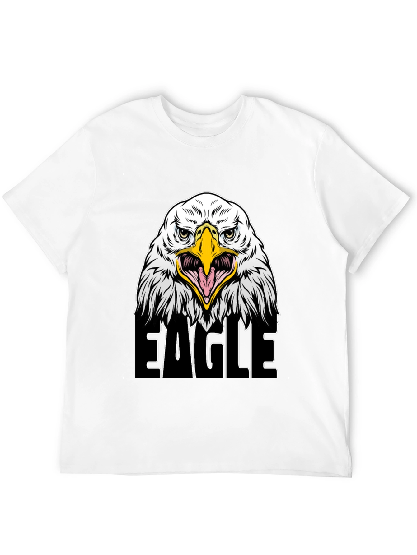 Eagle Graphic Black T-Shirt for Men