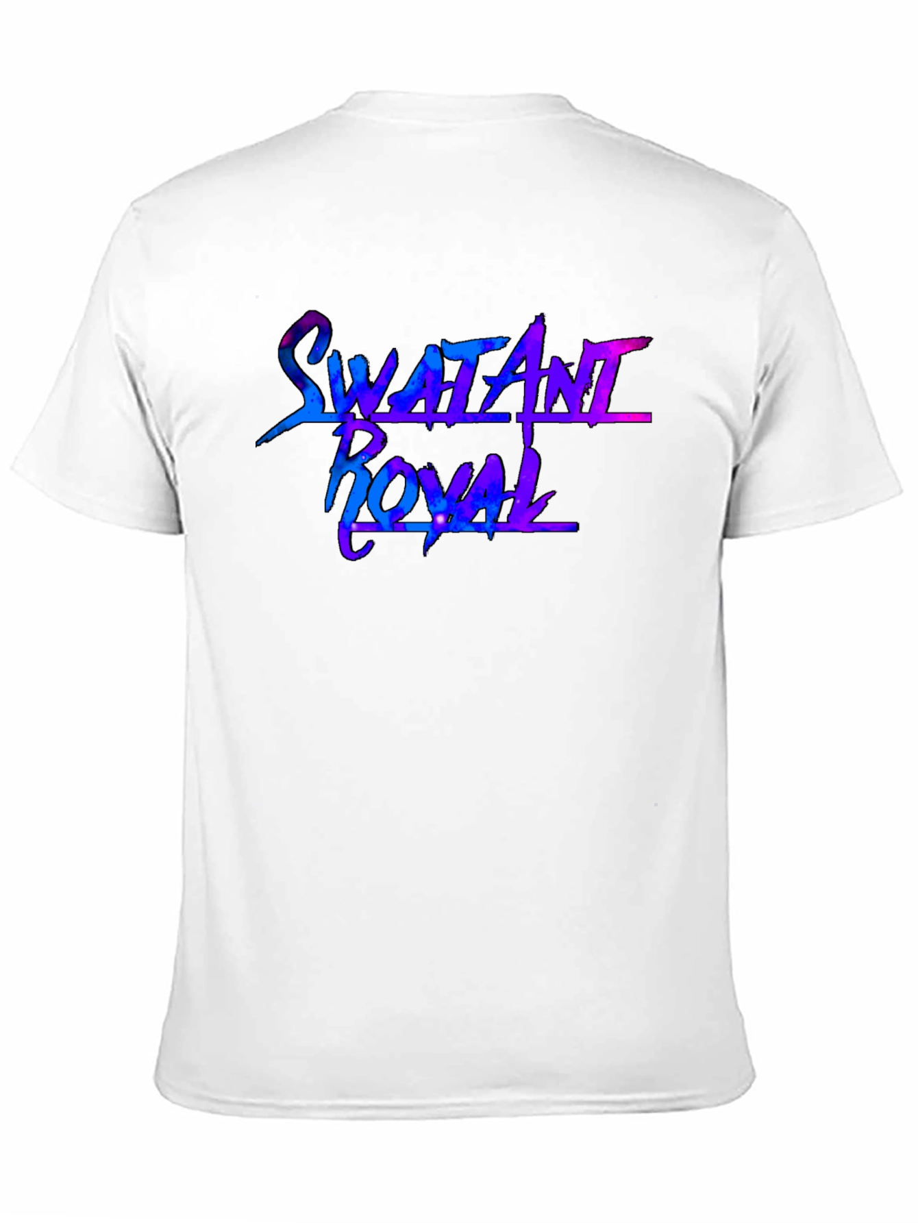 Swatani Royal Galaxy Graphic Black T-Shirt