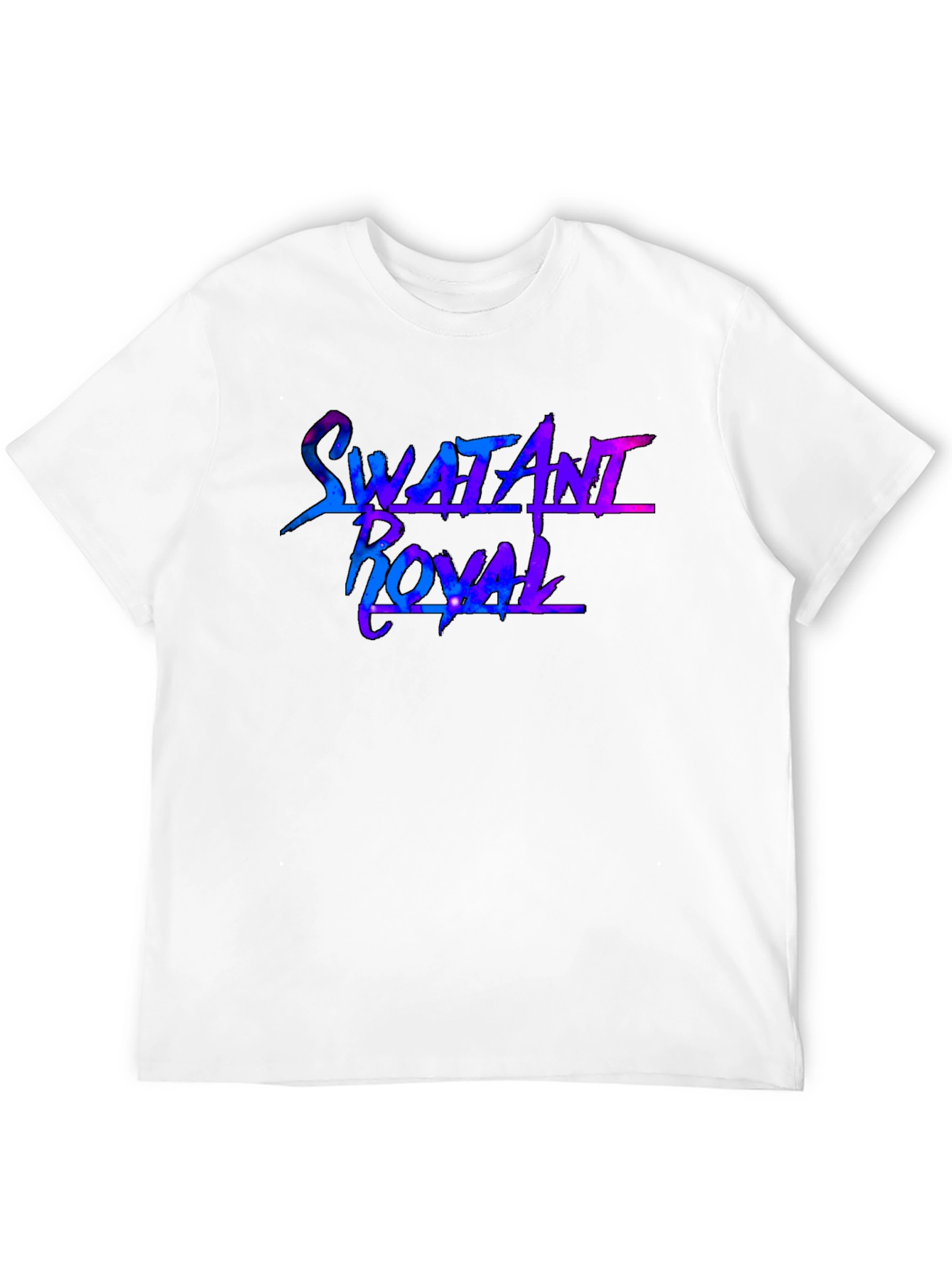 Swatani Royal Galaxy Graphic Black T-Shirt