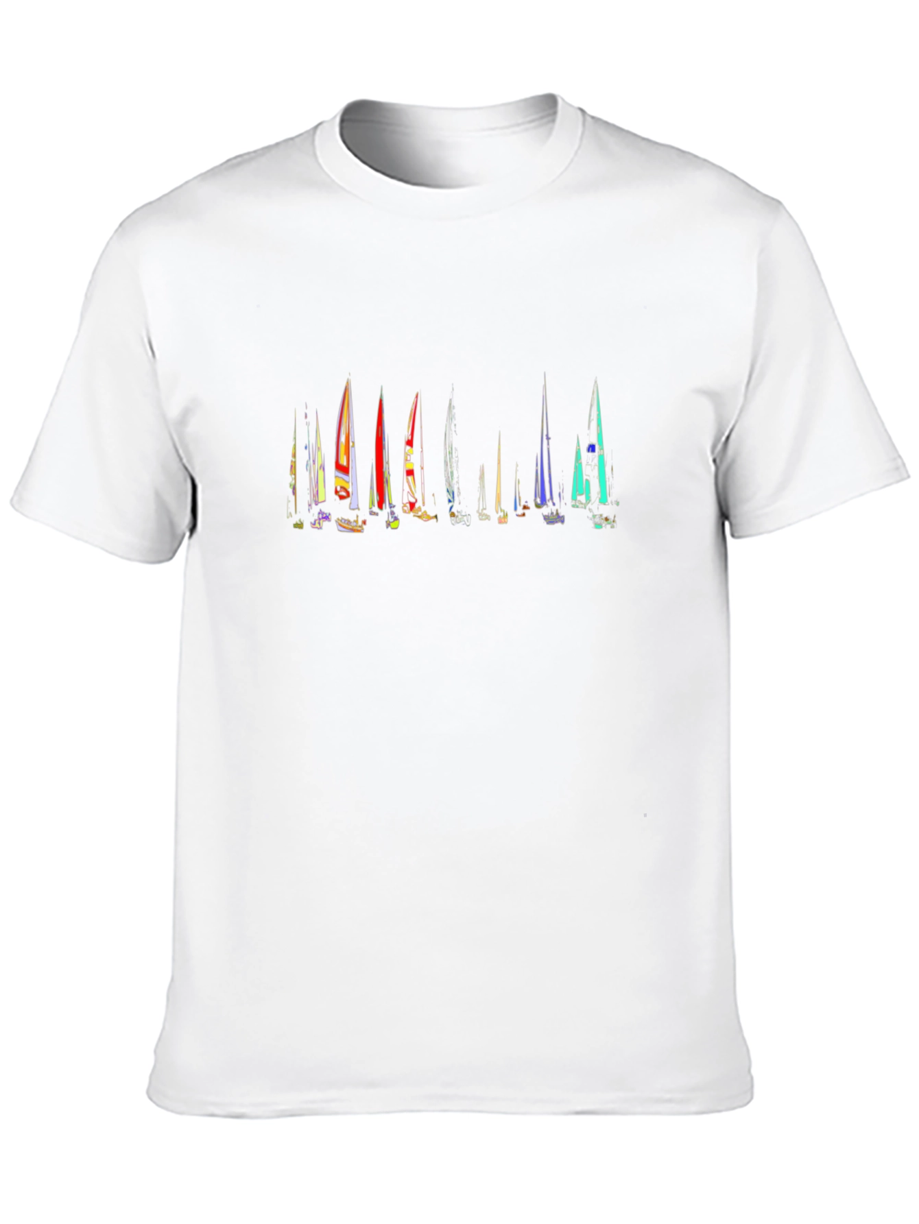 Sailboat Graphic Black T-Shirt