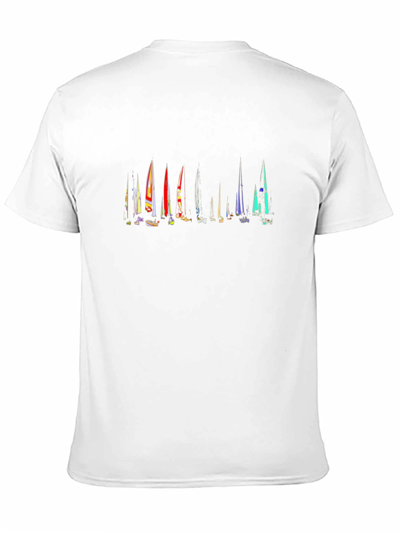 Sailboat Graphic Black T-Shirt
