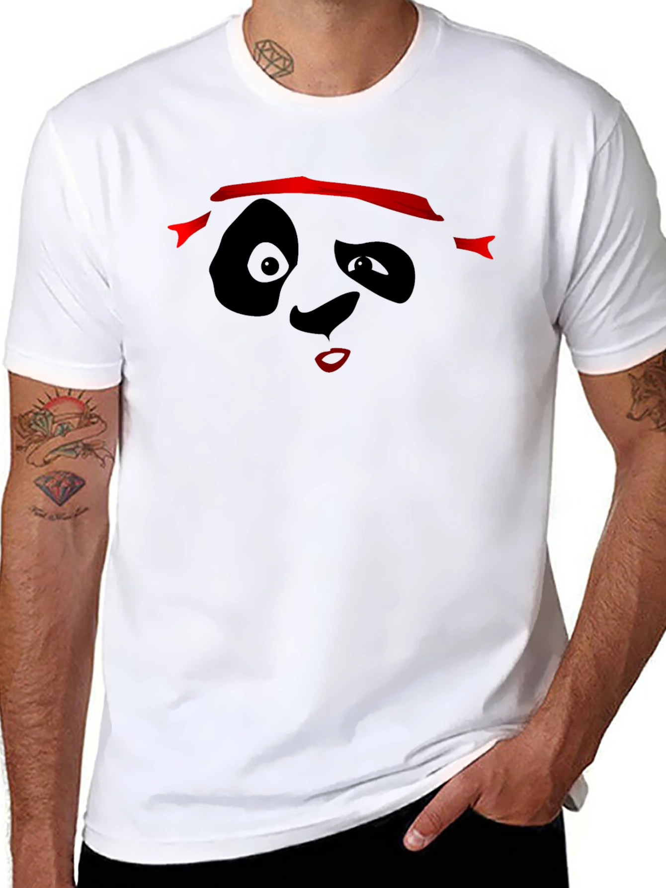 Kung Fu Panda Inspired Black T-Shirt