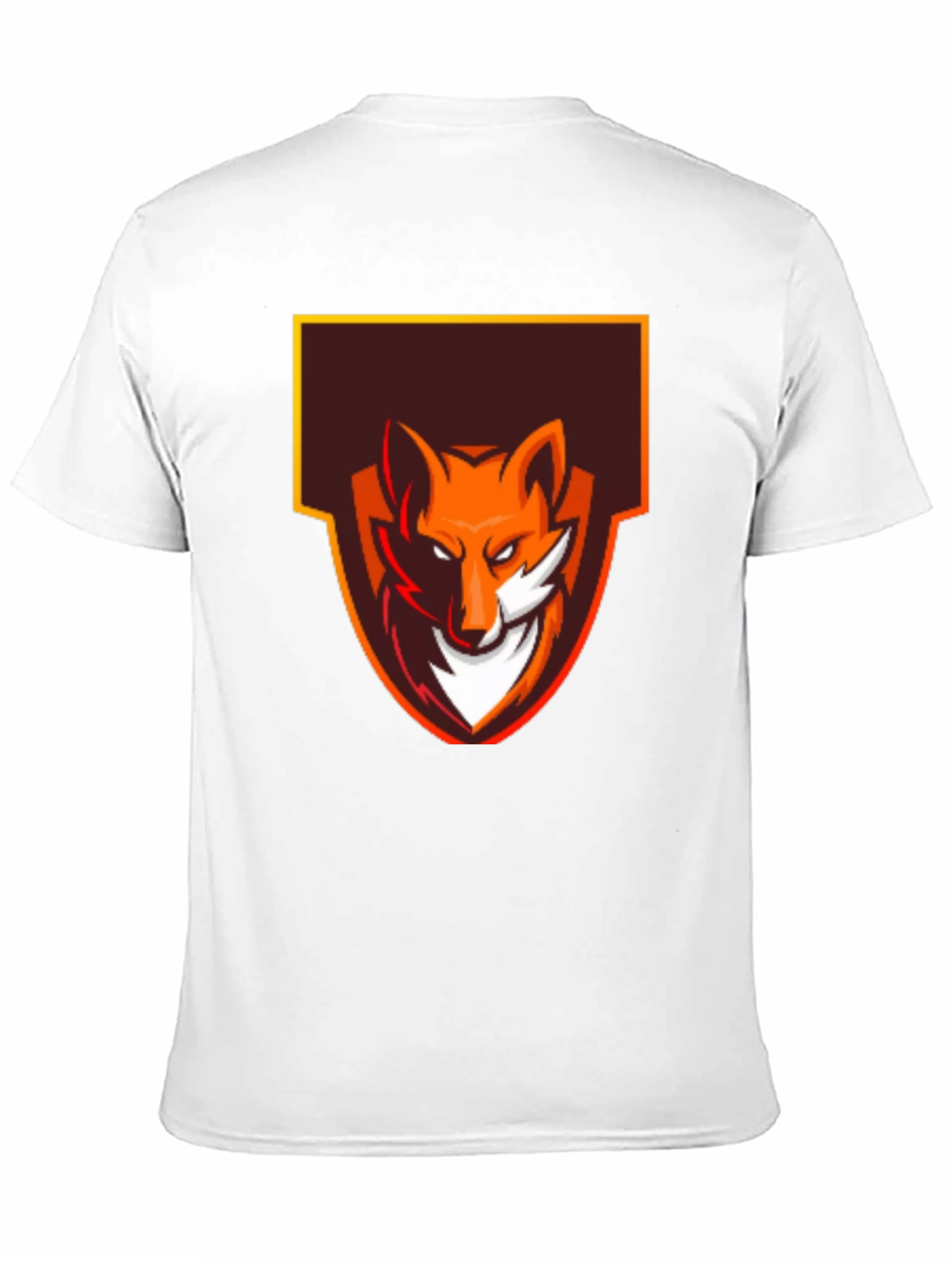 Fox Logo Graphic Tee - Black Cotton Blend