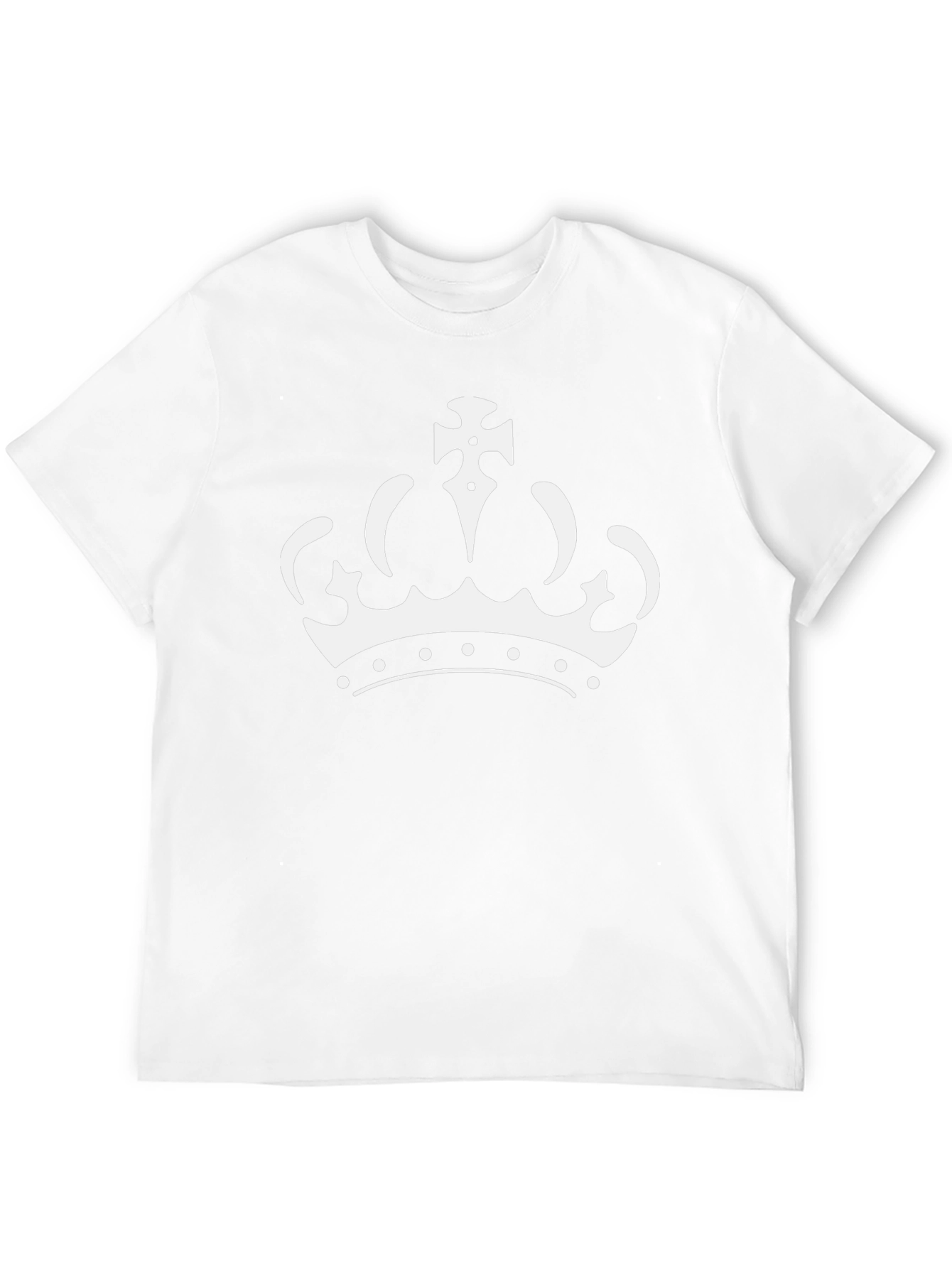 Crown Graphic Tee - Black Cotton Blend