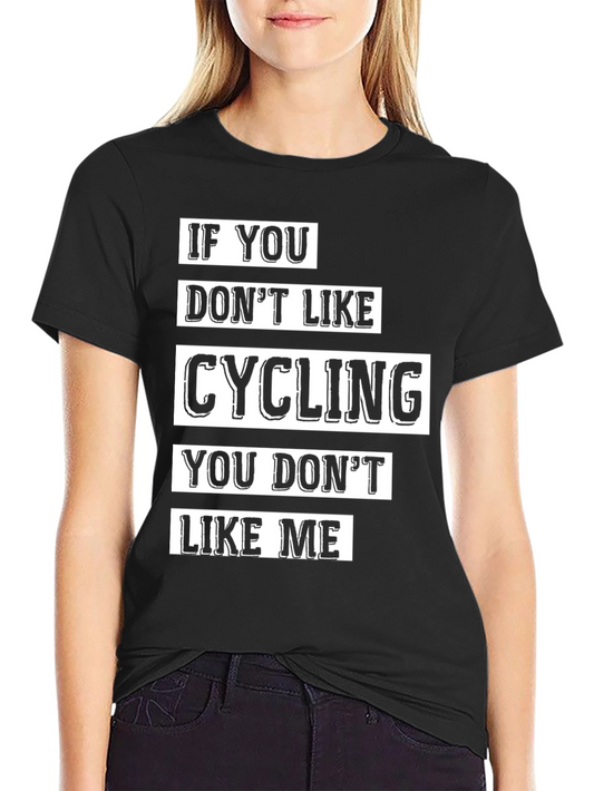 Cycling Lover Graphic T-Shirt - Black