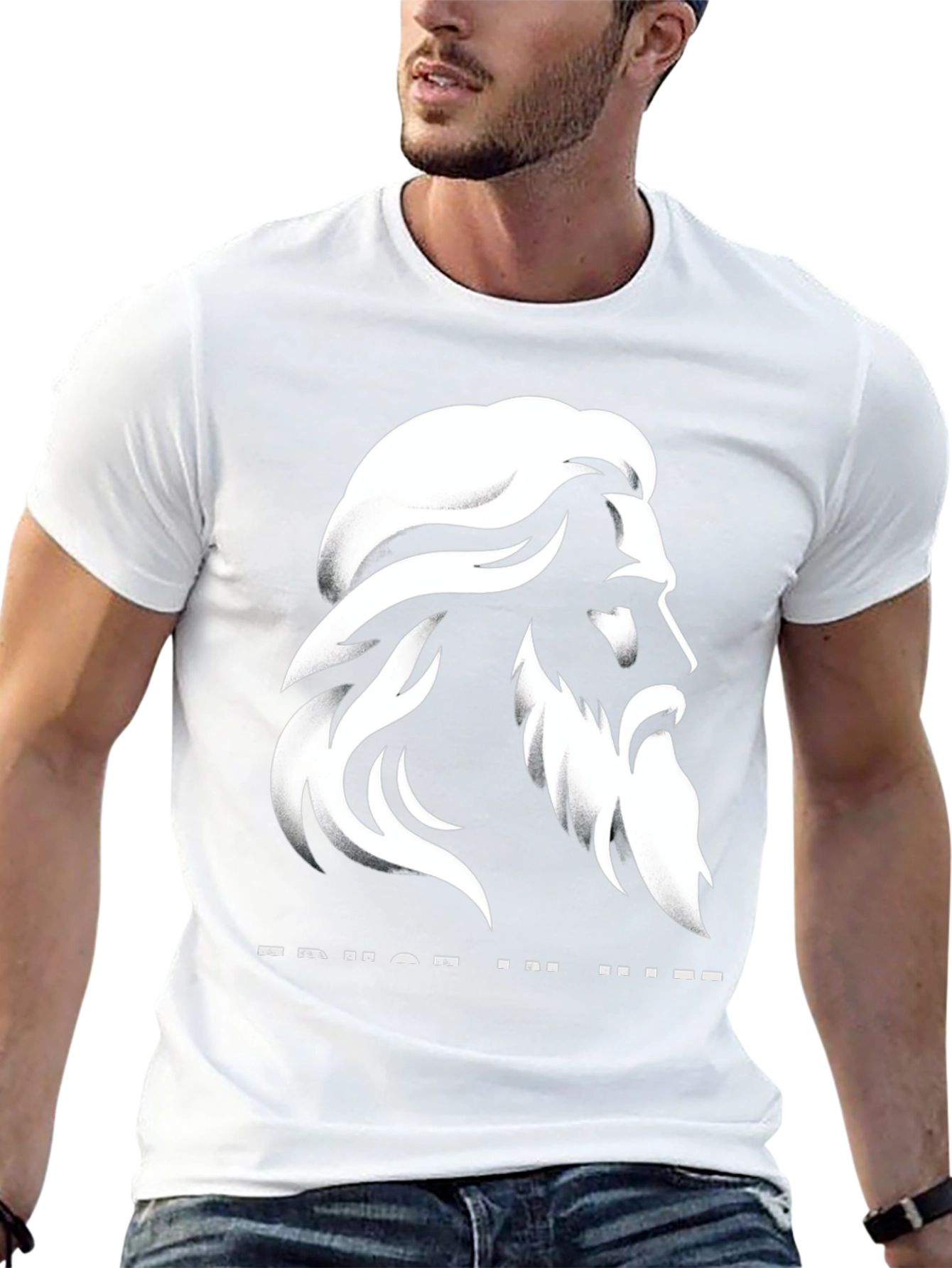 Trust in Him Graphic T-Shirt - Black