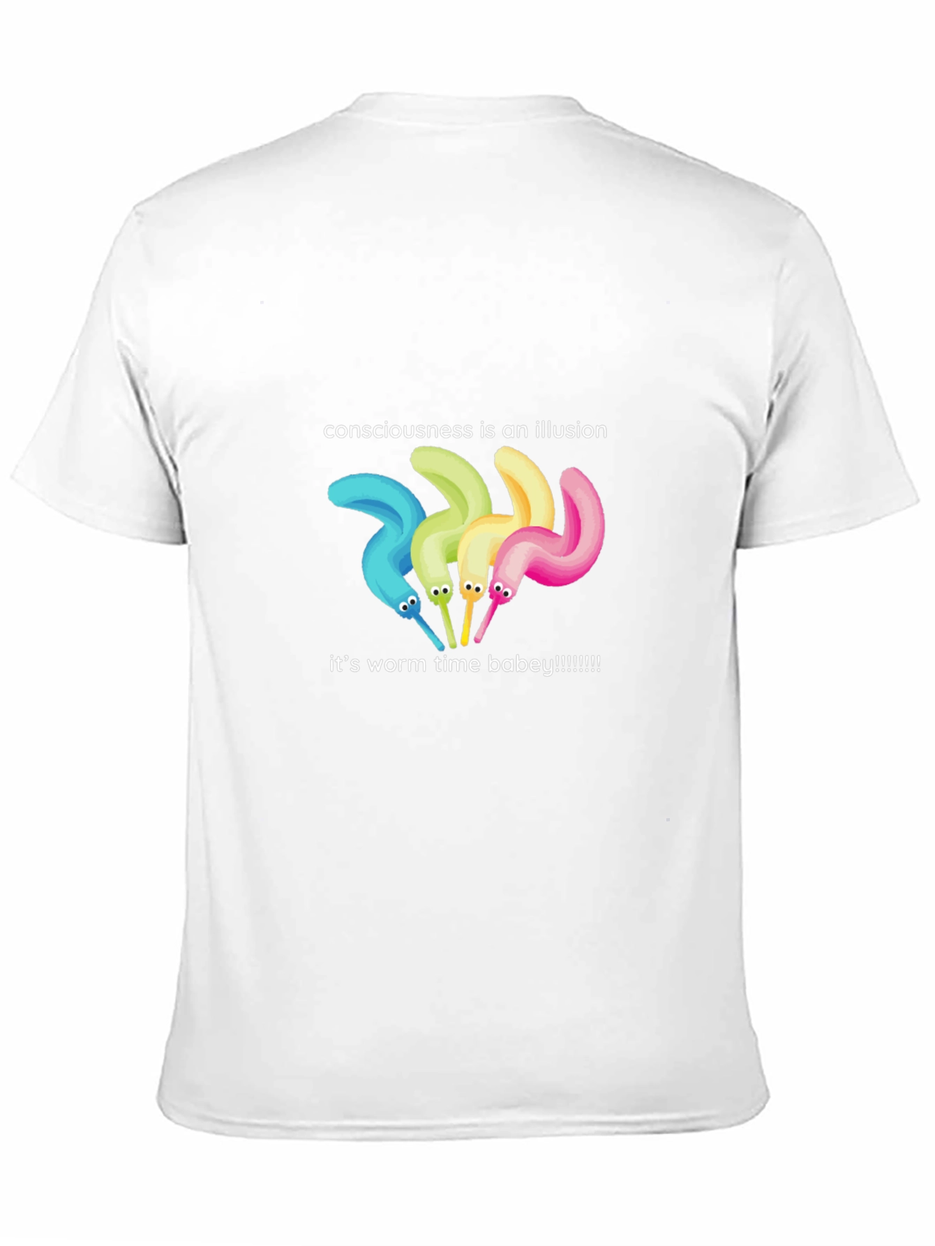 Consciousness is an Illusion Worm Time T-Shirt