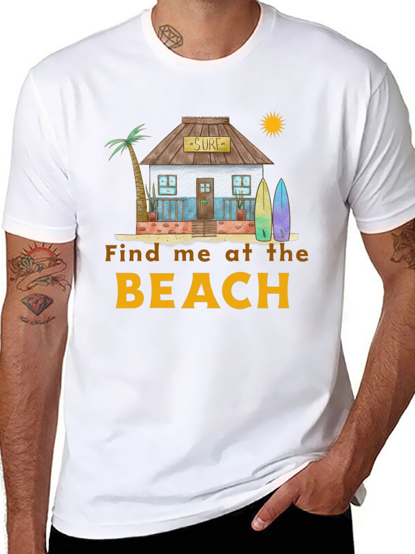 Find Me at the Beach T-Shirt