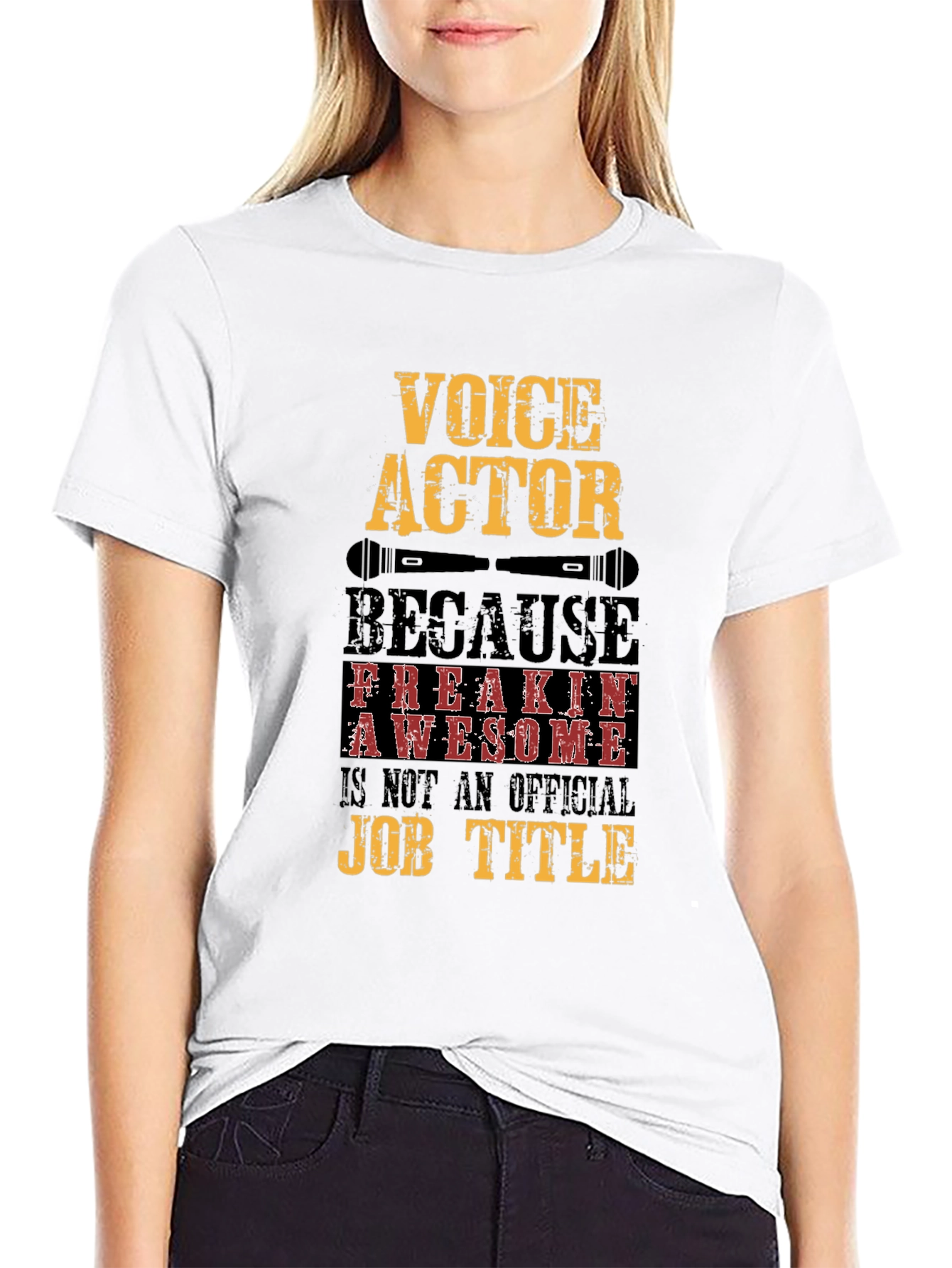 Voice Actor T-Shirt - Freakin Awesome Job Title