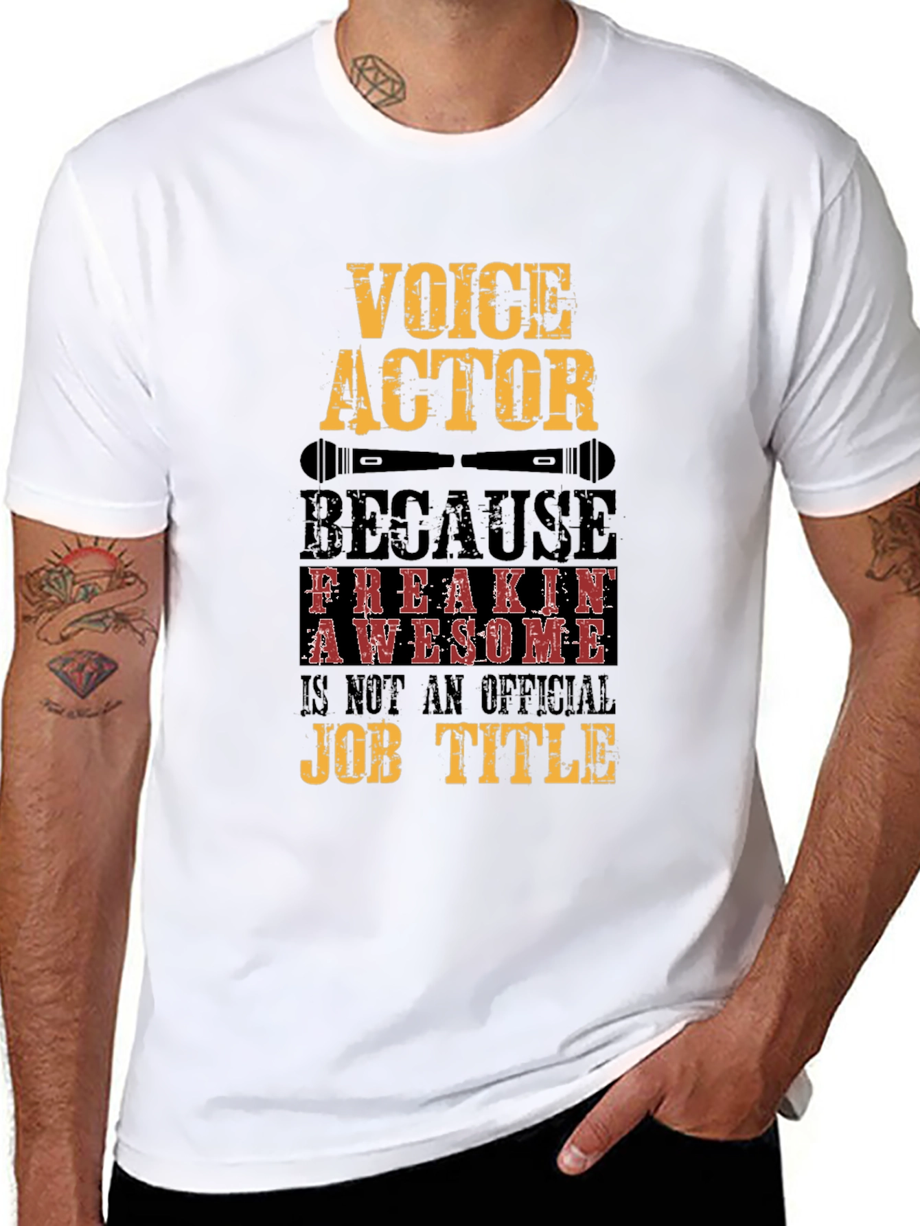 Voice Actor T-Shirt - Freakin Awesome Job Title