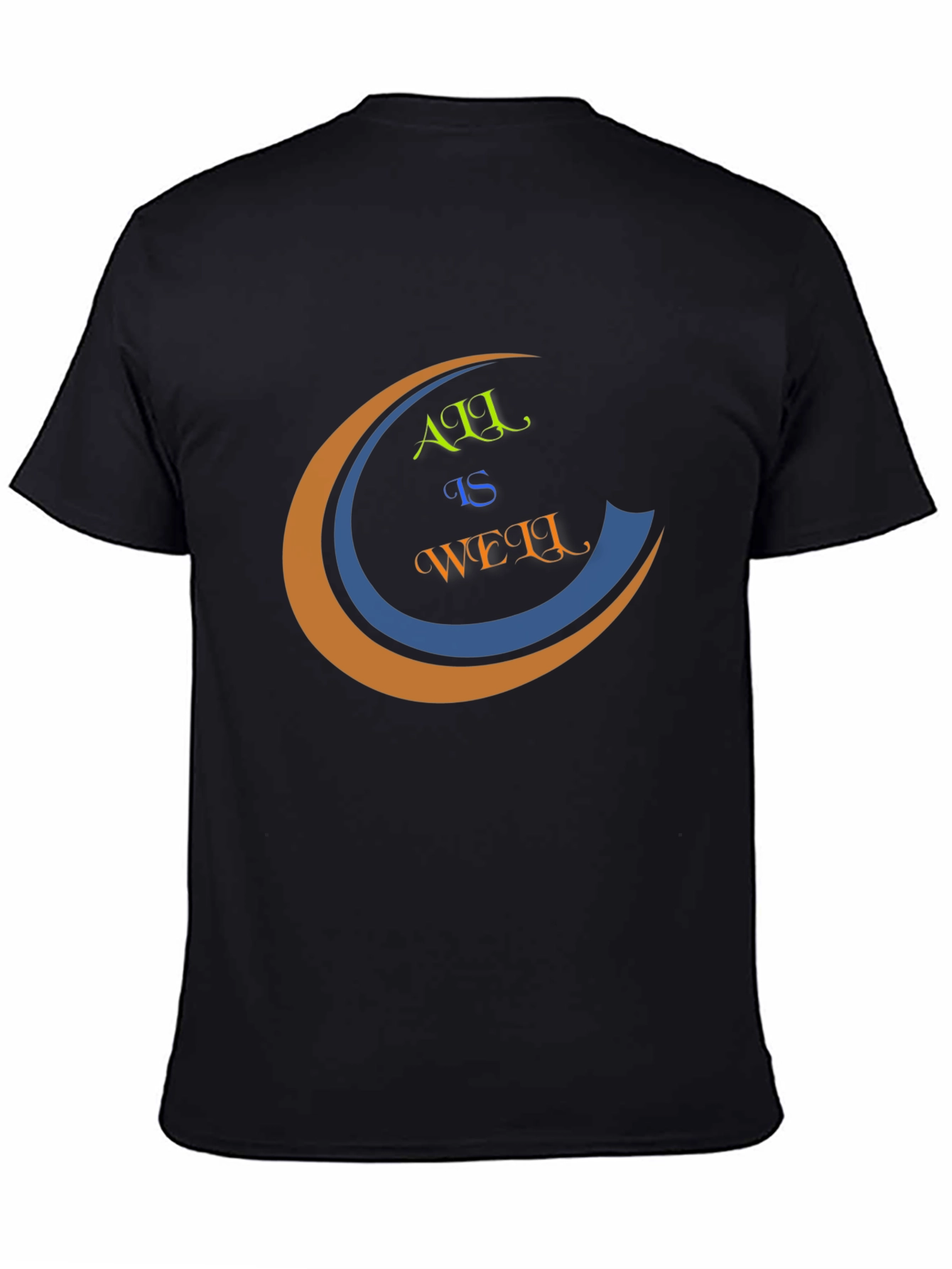 All is Well Graphic Tee - Mens Black T-Shirt