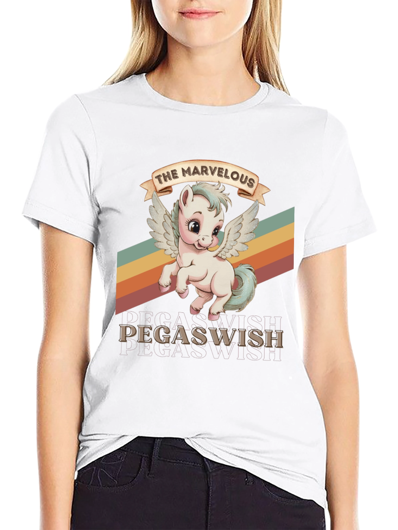 The Marvelous Pegaswish Graphic Tee