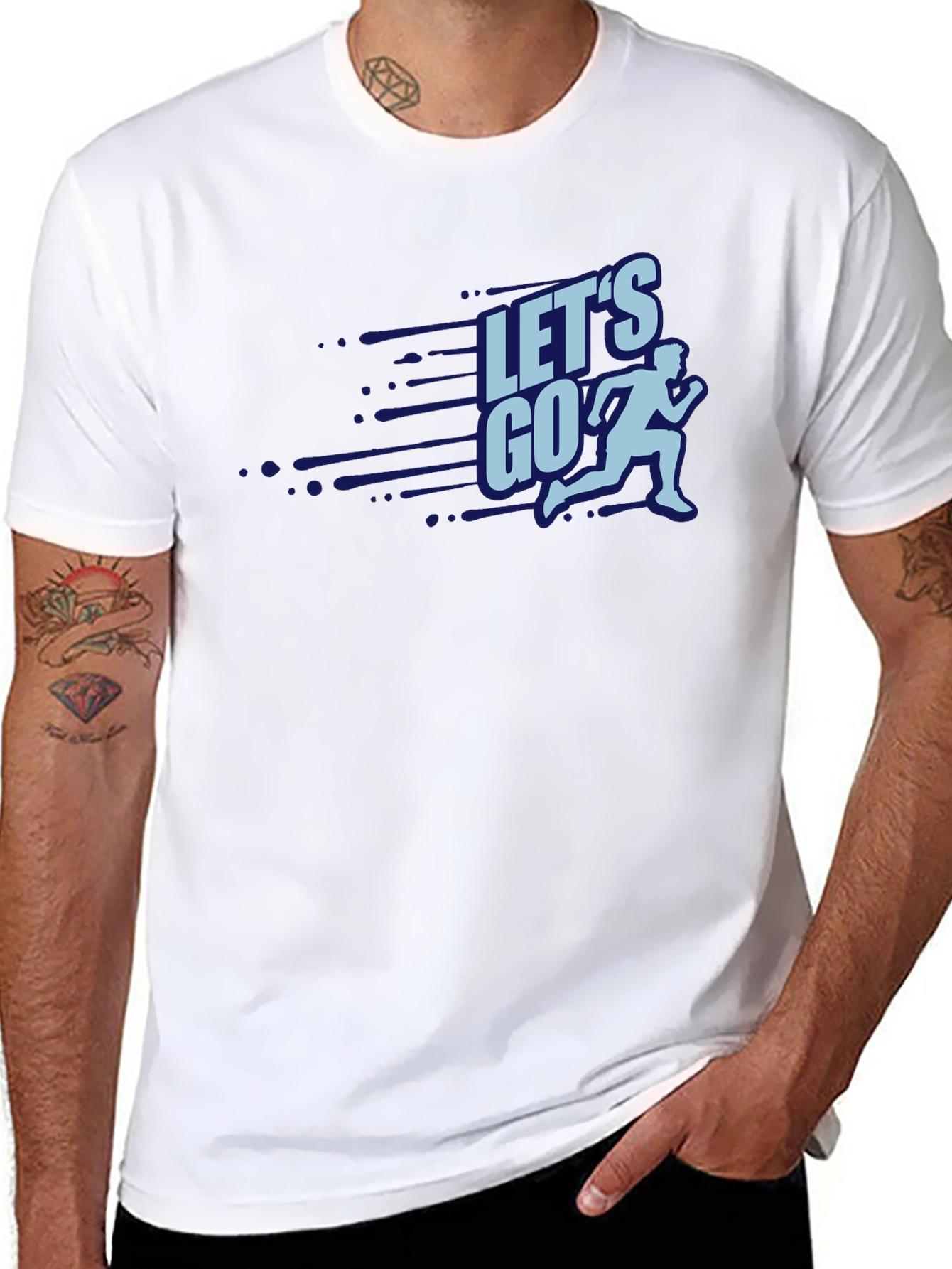 Lets Go Graphic Tee - Active Lifestyle Shirt