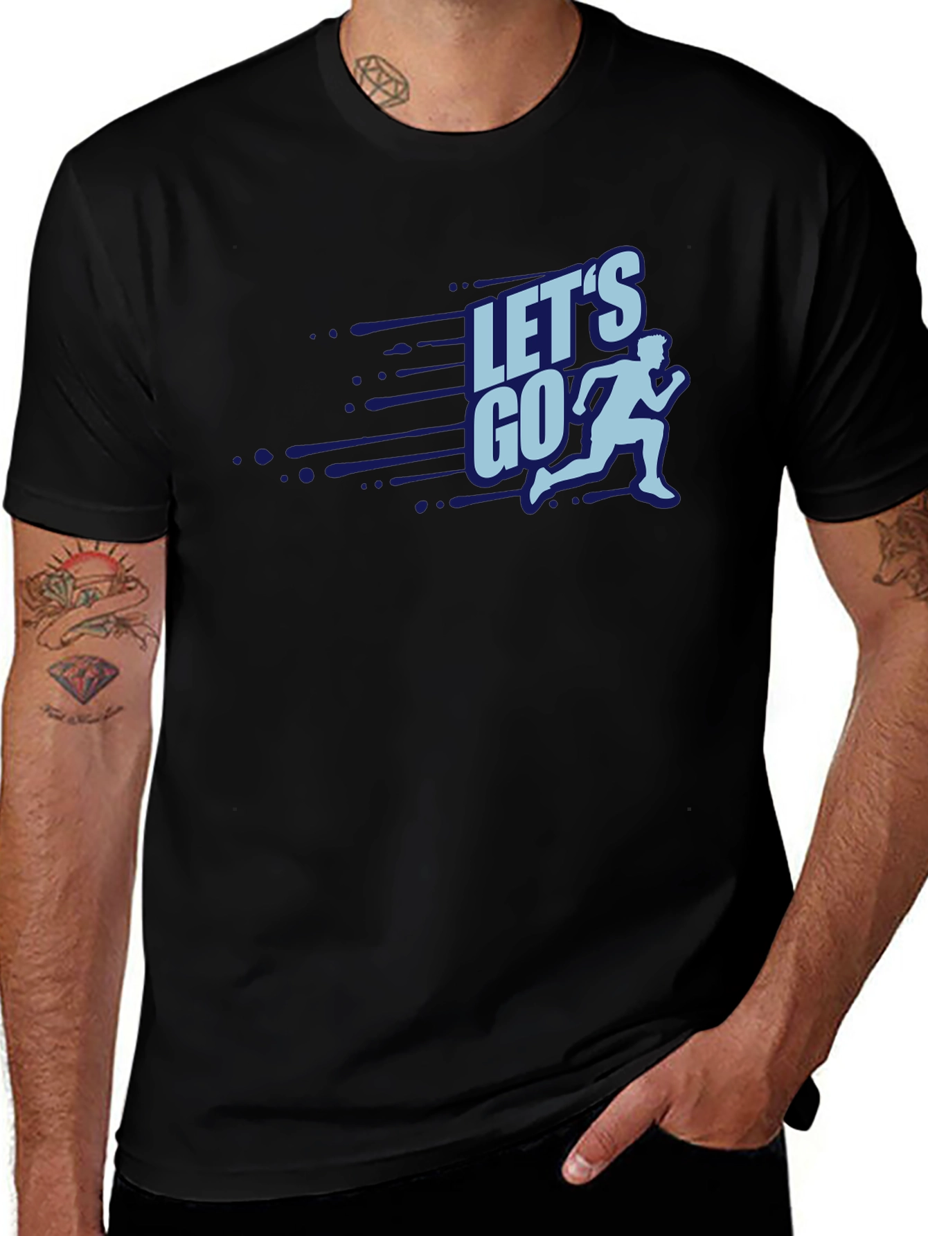 Lets Go Graphic Tee - Active Lifestyle Shirt