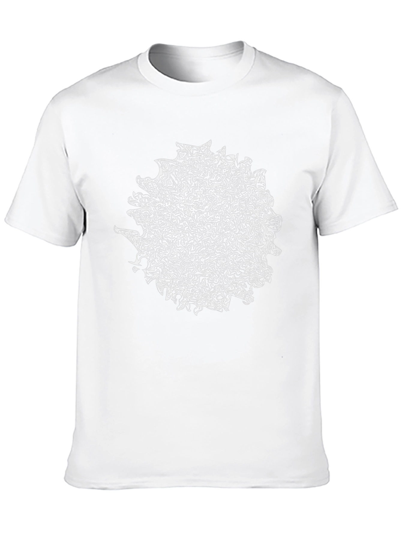 Abstract Art Graphic Black T-Shirt